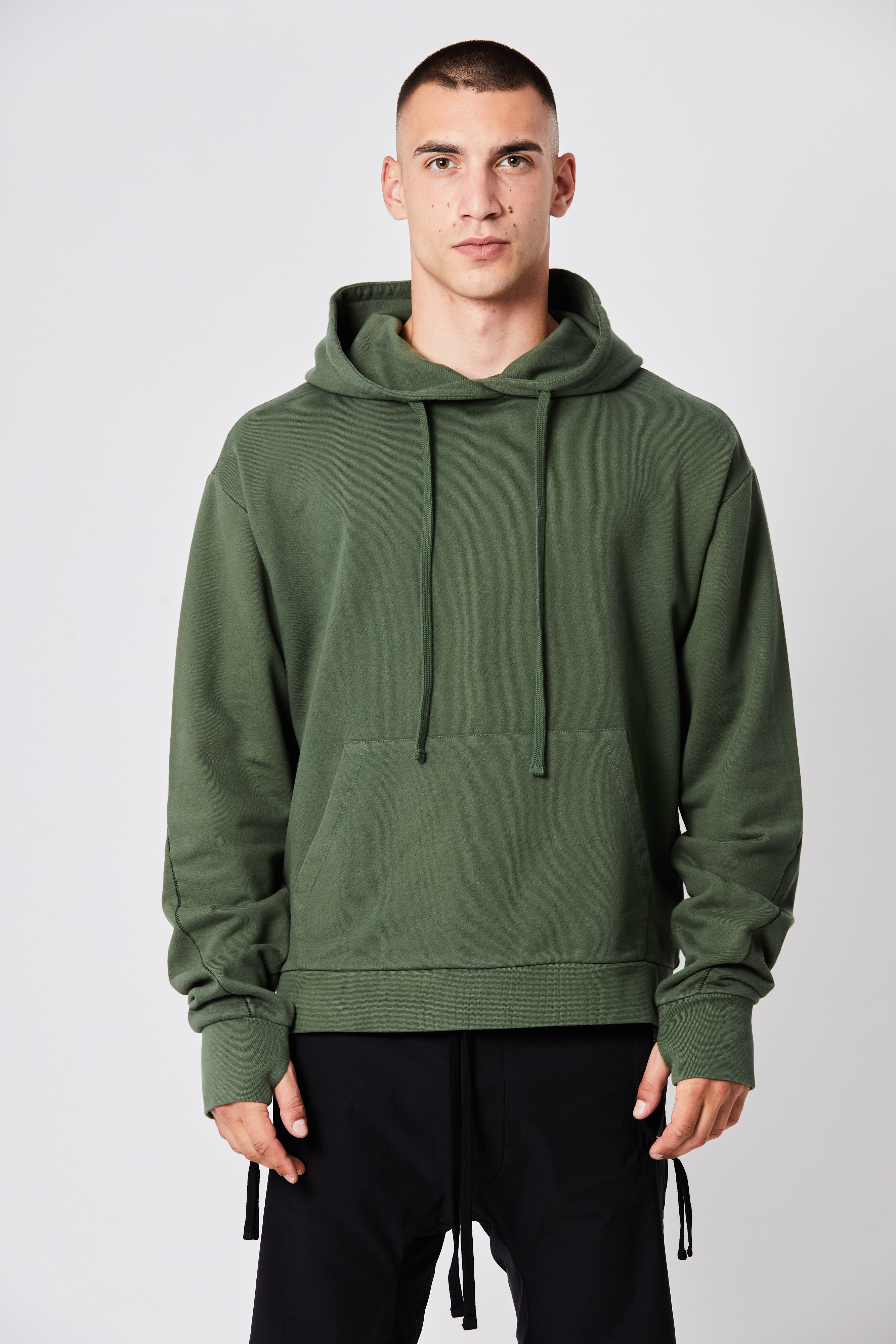 THOM KROM Oversized Cotton Hoodie