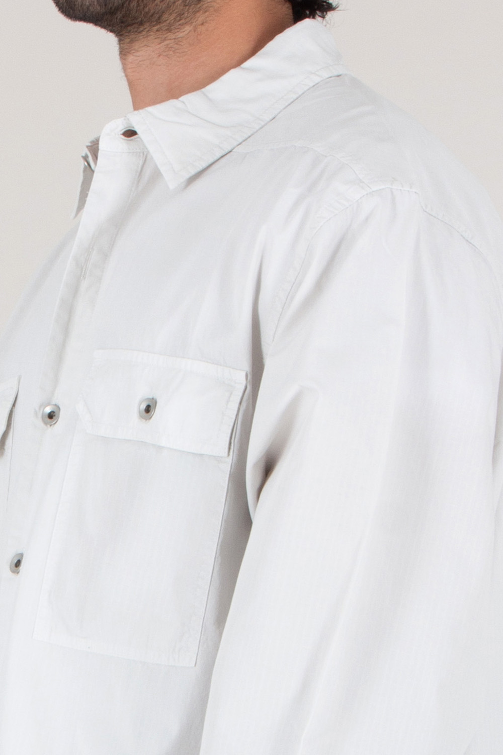 RICK OWENS DRKSHDW Oversized Organic Ripstop Cotton Overshirt Jumbo