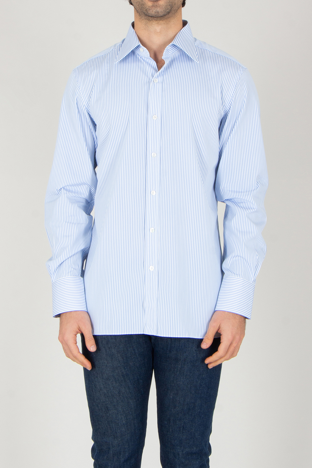 Hemd, Kleid, Hemd, Langarm, Jeans, Hosen