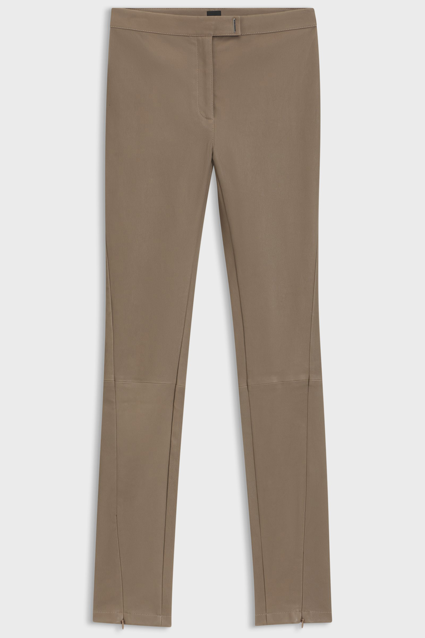 BOSS Slim Fit Lamb Leather Stretch Leggings Simax Bekleidung, Hosen, Khaki