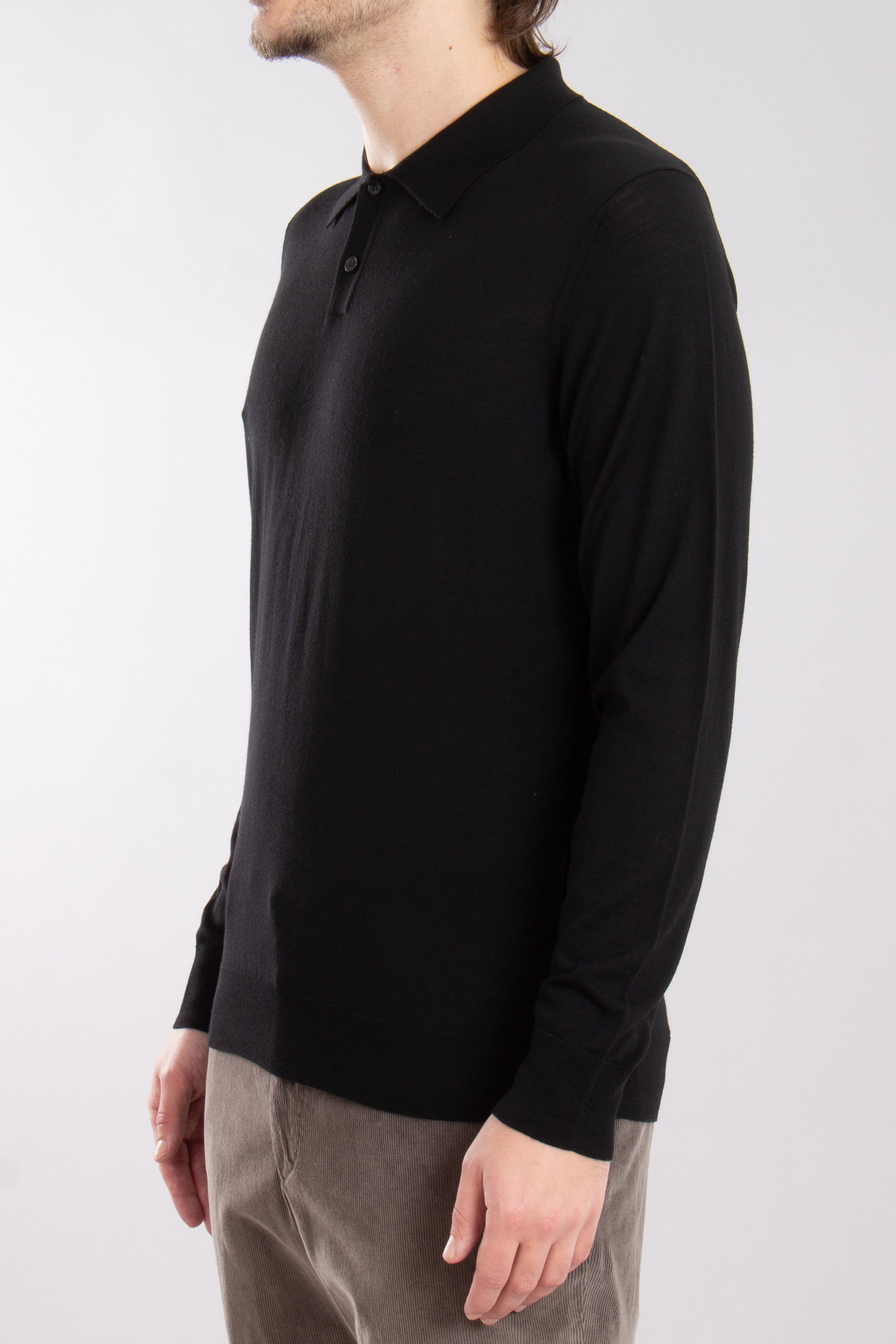 ROBERTO COLLINA Ultrafine Wool Knit Polo ROBERTO COLLINA Ultrafine Wool Knit Polo