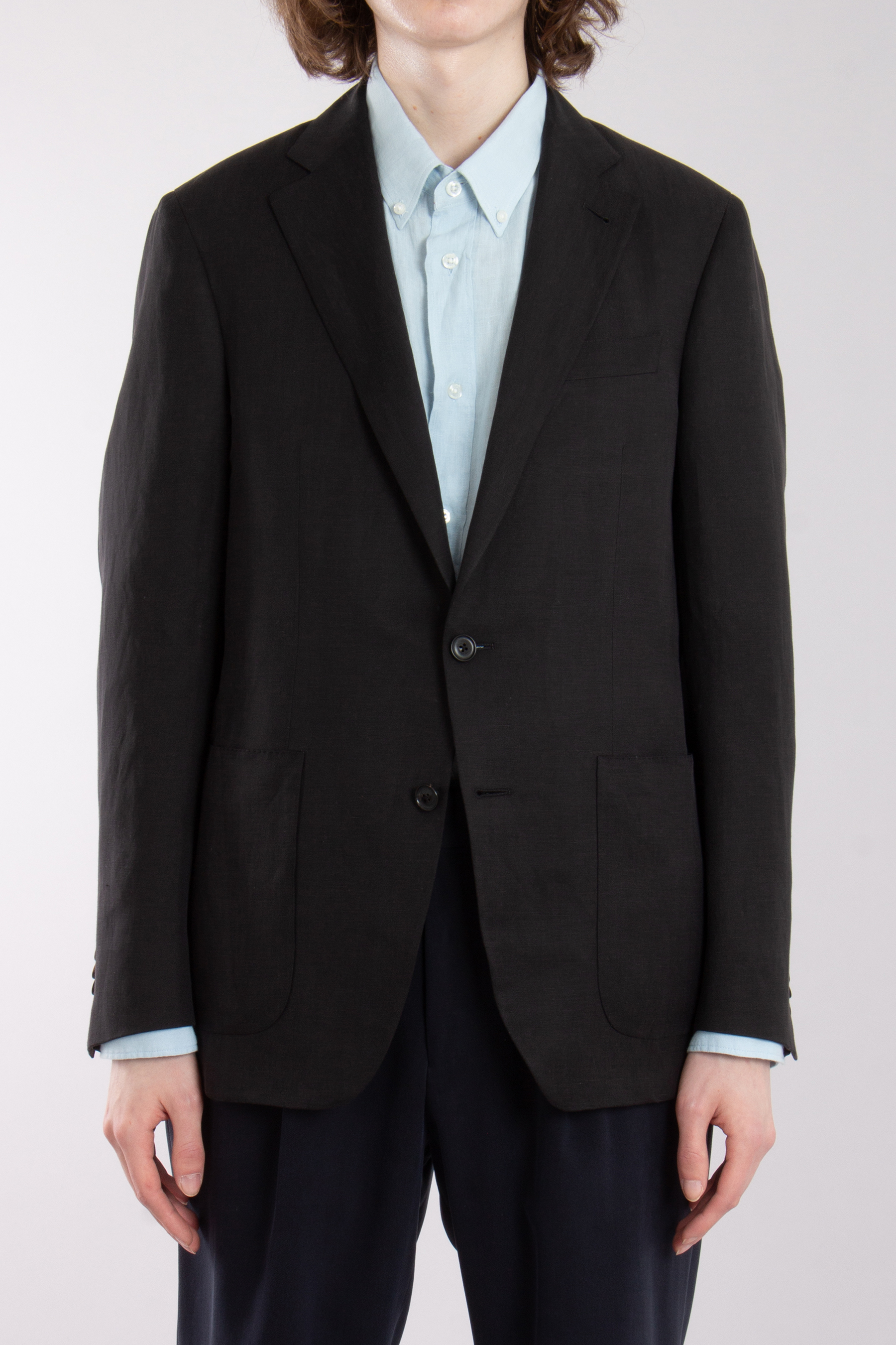 CANALI Modern Fit Linen Silk Jacket Kei