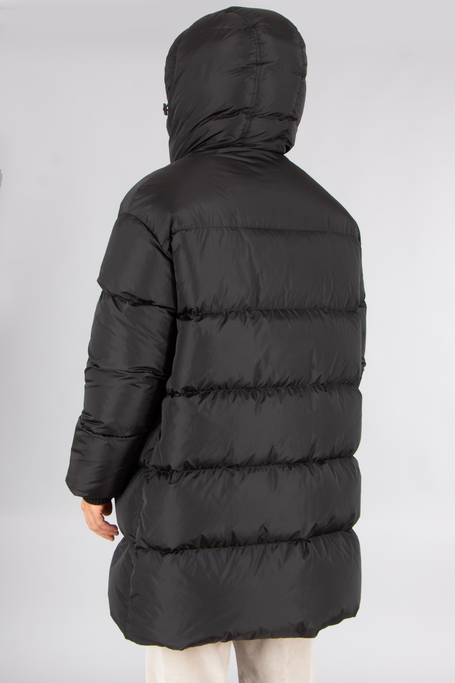 DSQUARED2 Oversized Fit Nylon Down Coat Bekleidung, Mantel, Jacke, Kapuze