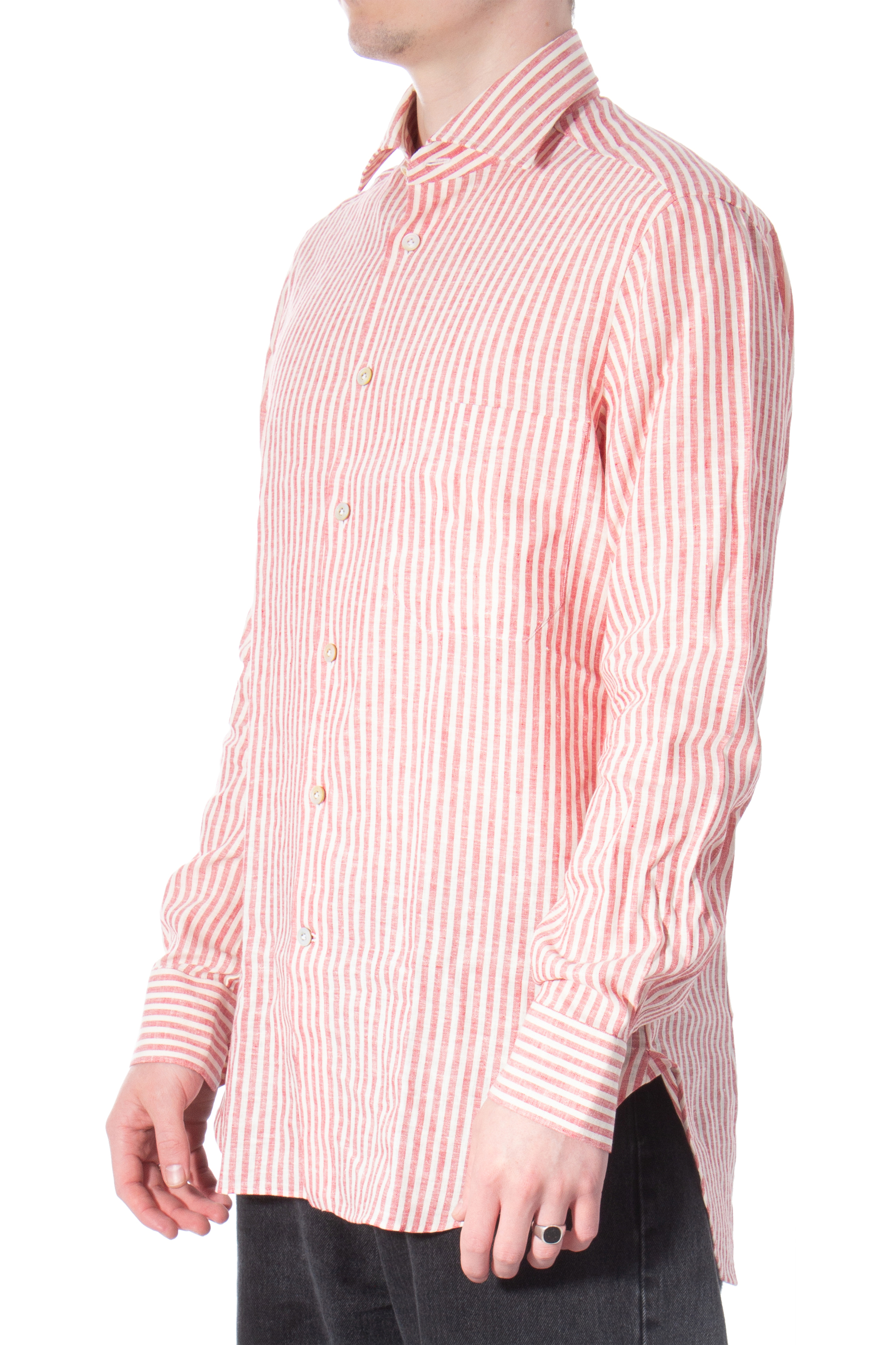 KITON Striped Linen Shirt KITON Striped Linen Shirt