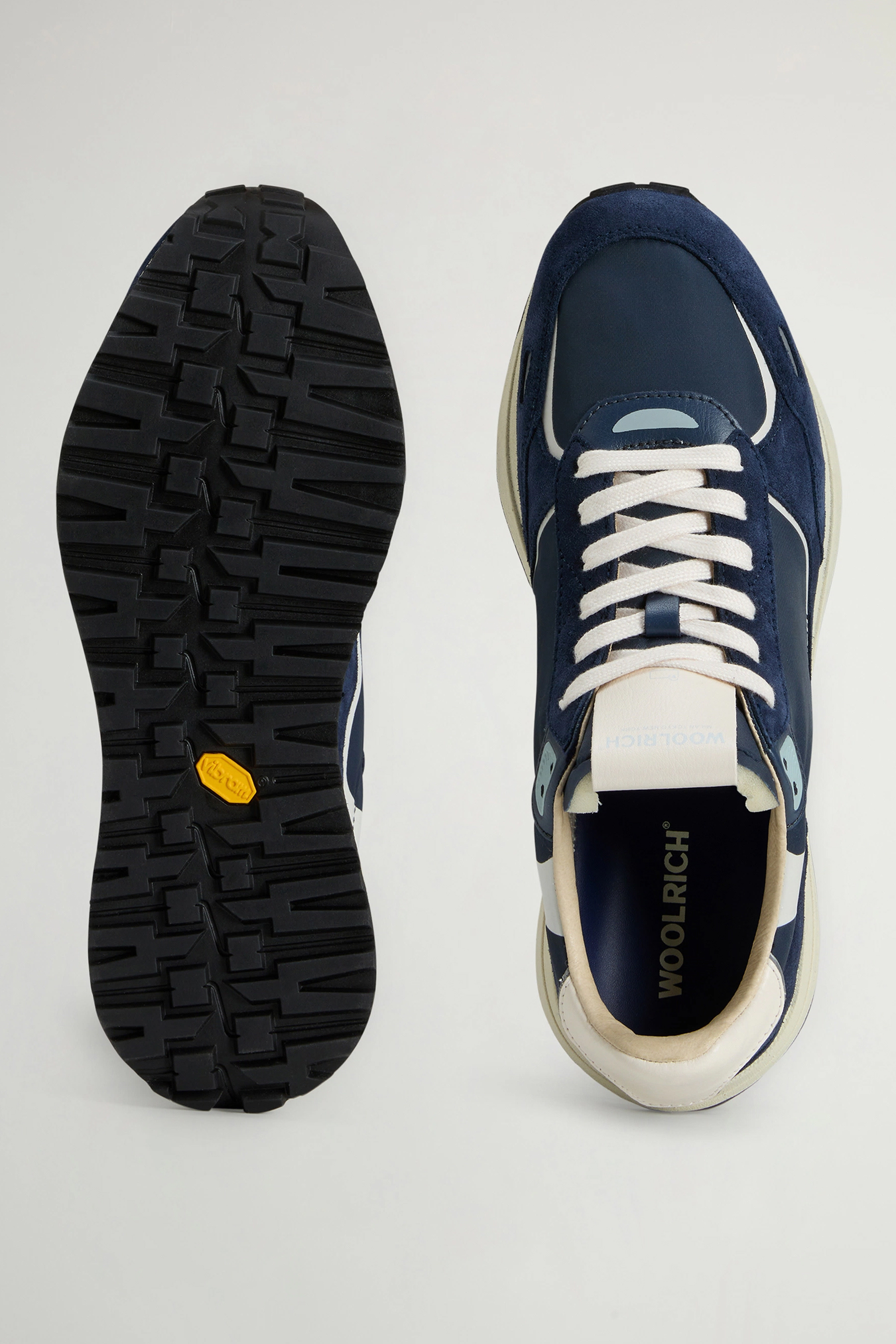 WOOLRICH Nylon Leather & Suede Sneakers Retro WOOLRICH Nylon Leather & Suede Sneakers Retro