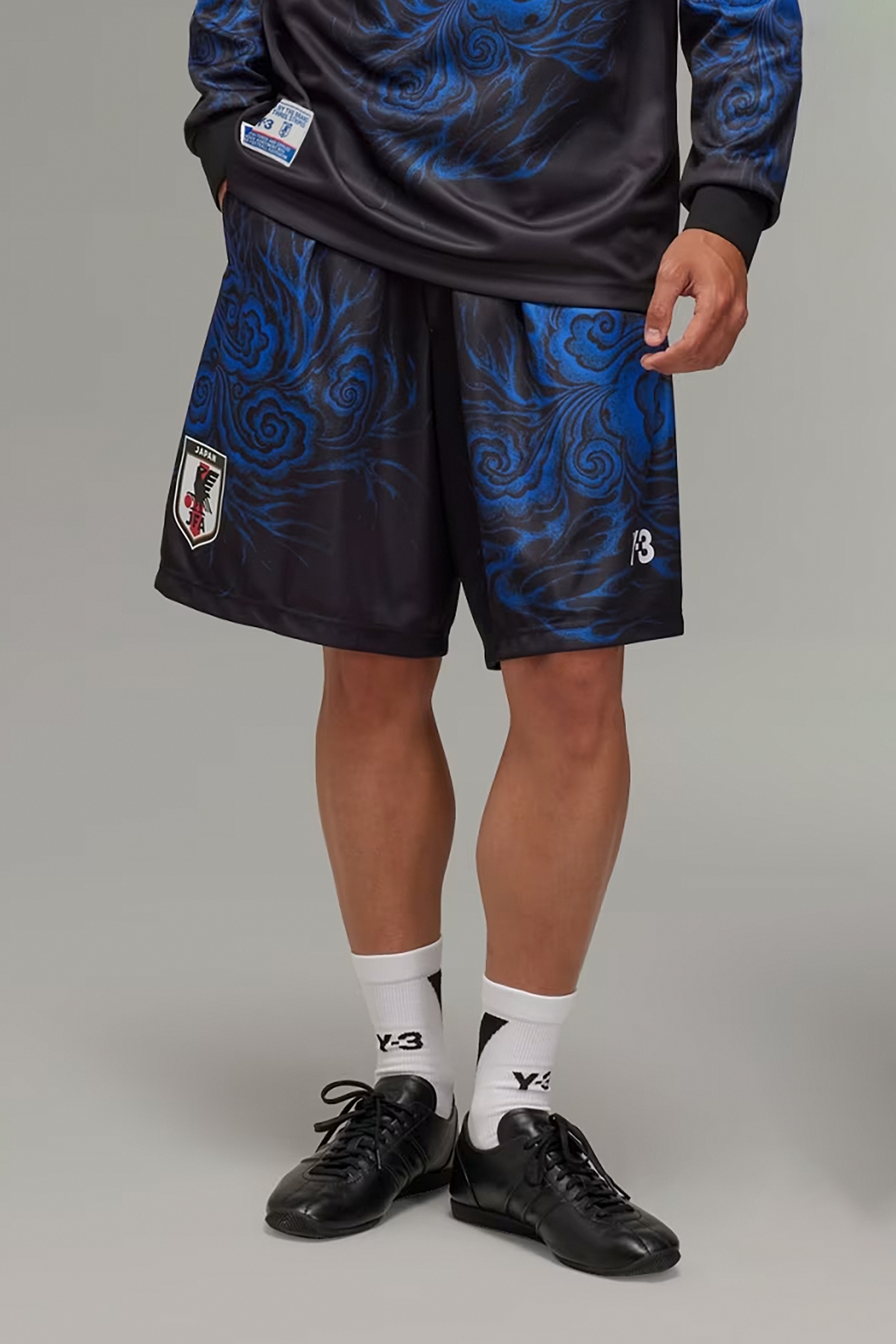Y-3 X JFA Recycled Polyester Graphic Shorts Y-3 X JFA Recycled Polyester Graphic Shorts