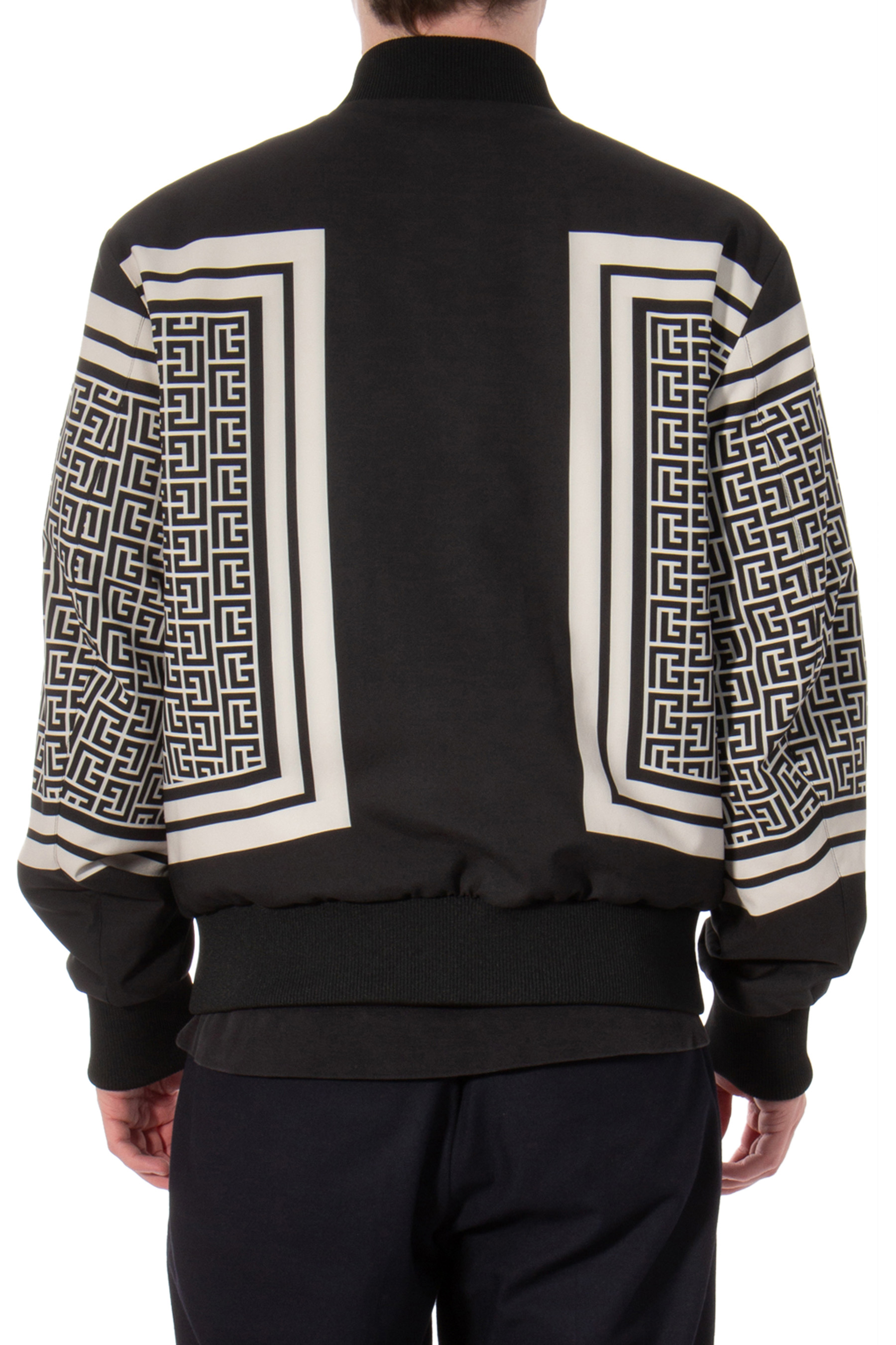 BALMAIN Reversible Monogrammed Bomber Jacket BALMAIN Reversible Monogrammed Bomber Jacket