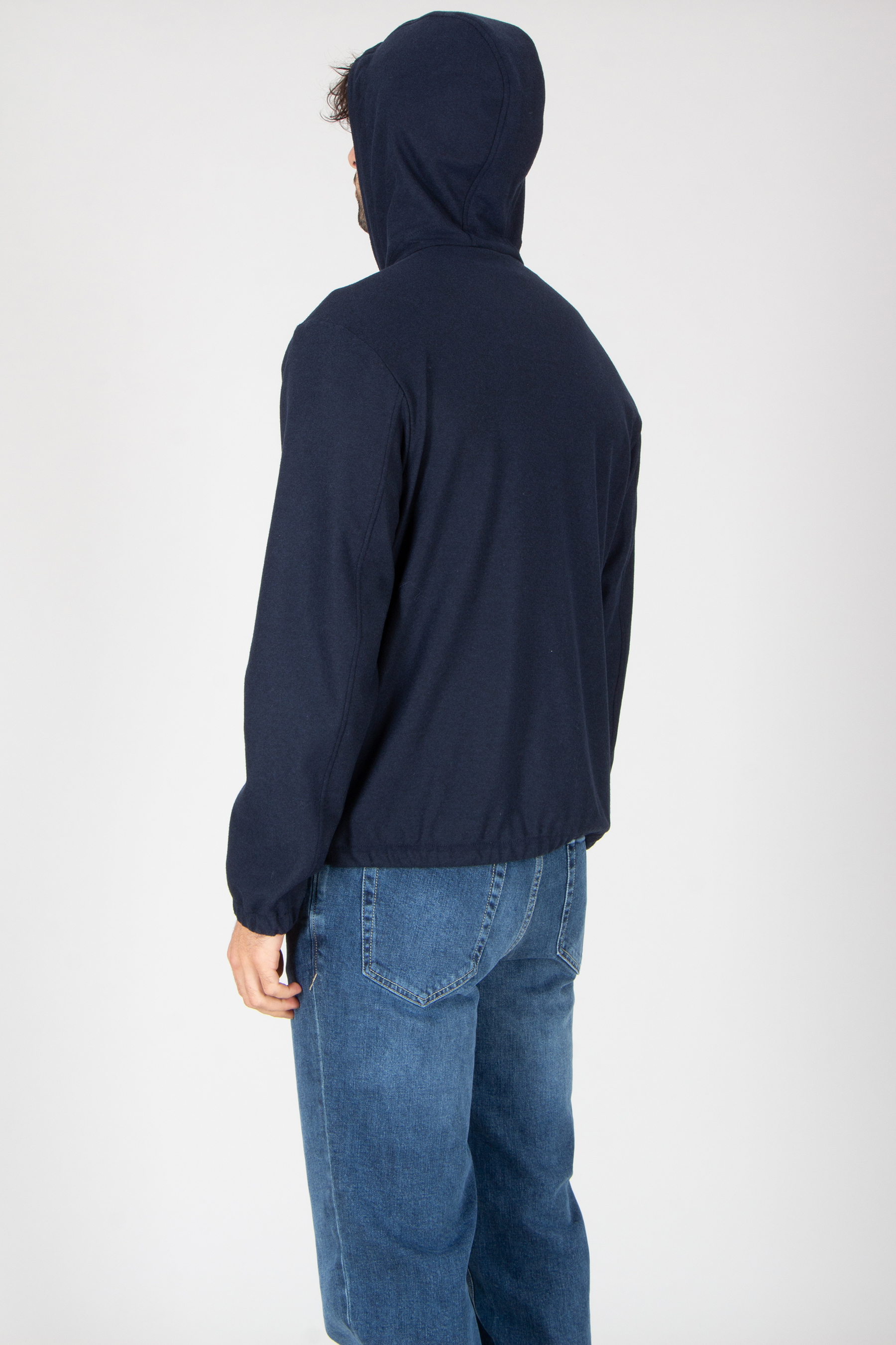 Mantel, Kapuzenpulli, Kapuze, Hosen, Jeanshose