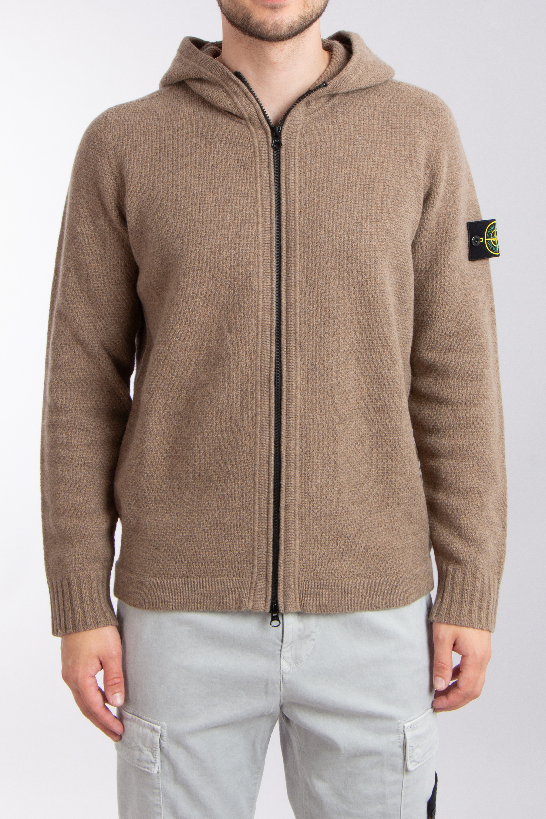 STONE ISLAND Wool Blend Cardigan STONE ISLAND Wool Blend Cardigan