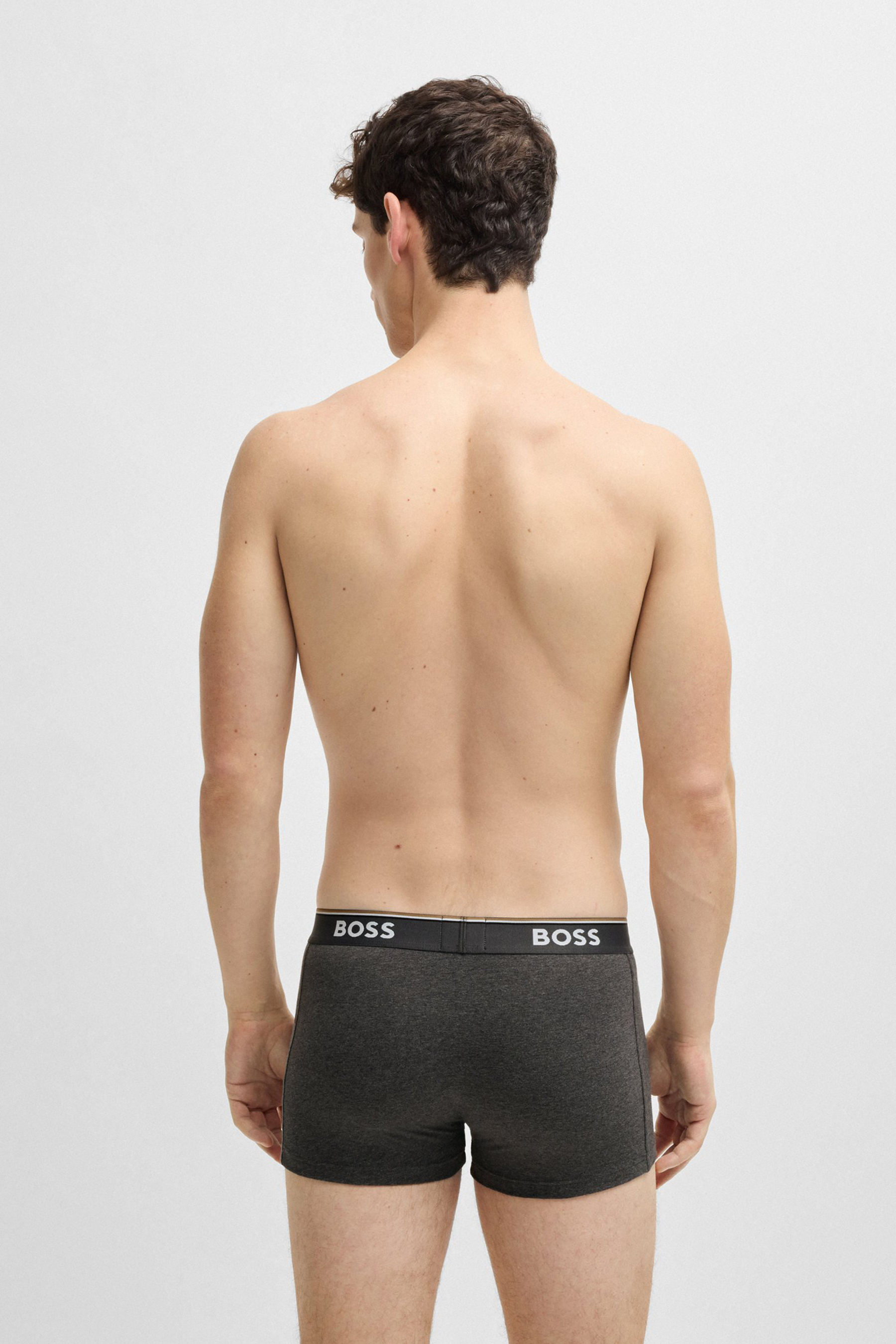 BOSS 3-Pack Cotton Stretch Trunks Power BOSS 3-Pack Cotton Stretch Trunks Power