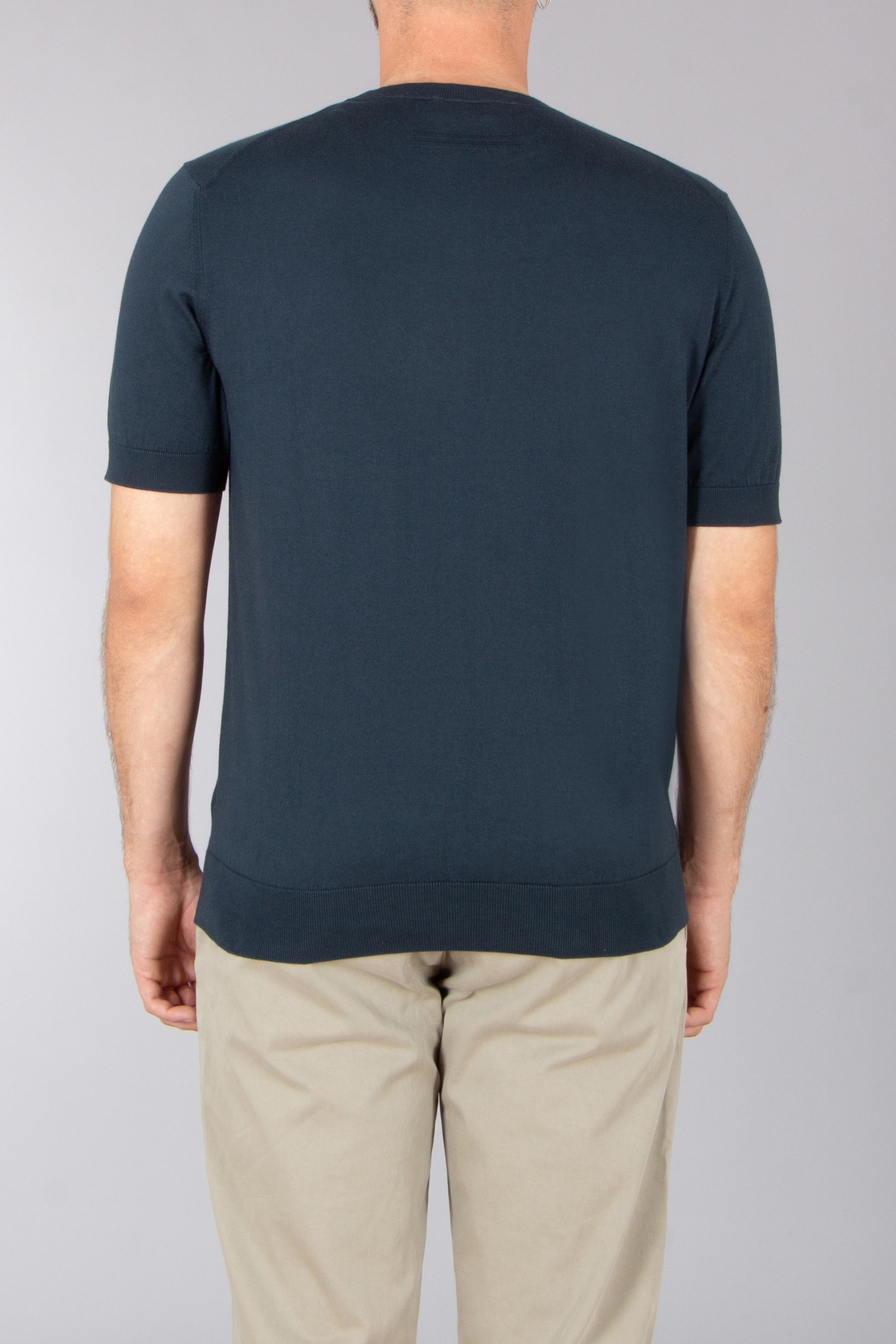 ZEGNA Regular Fit Premium Cotton Knit T-Shirt T-shirt, Erwachsener, Männlich, Mann, Person