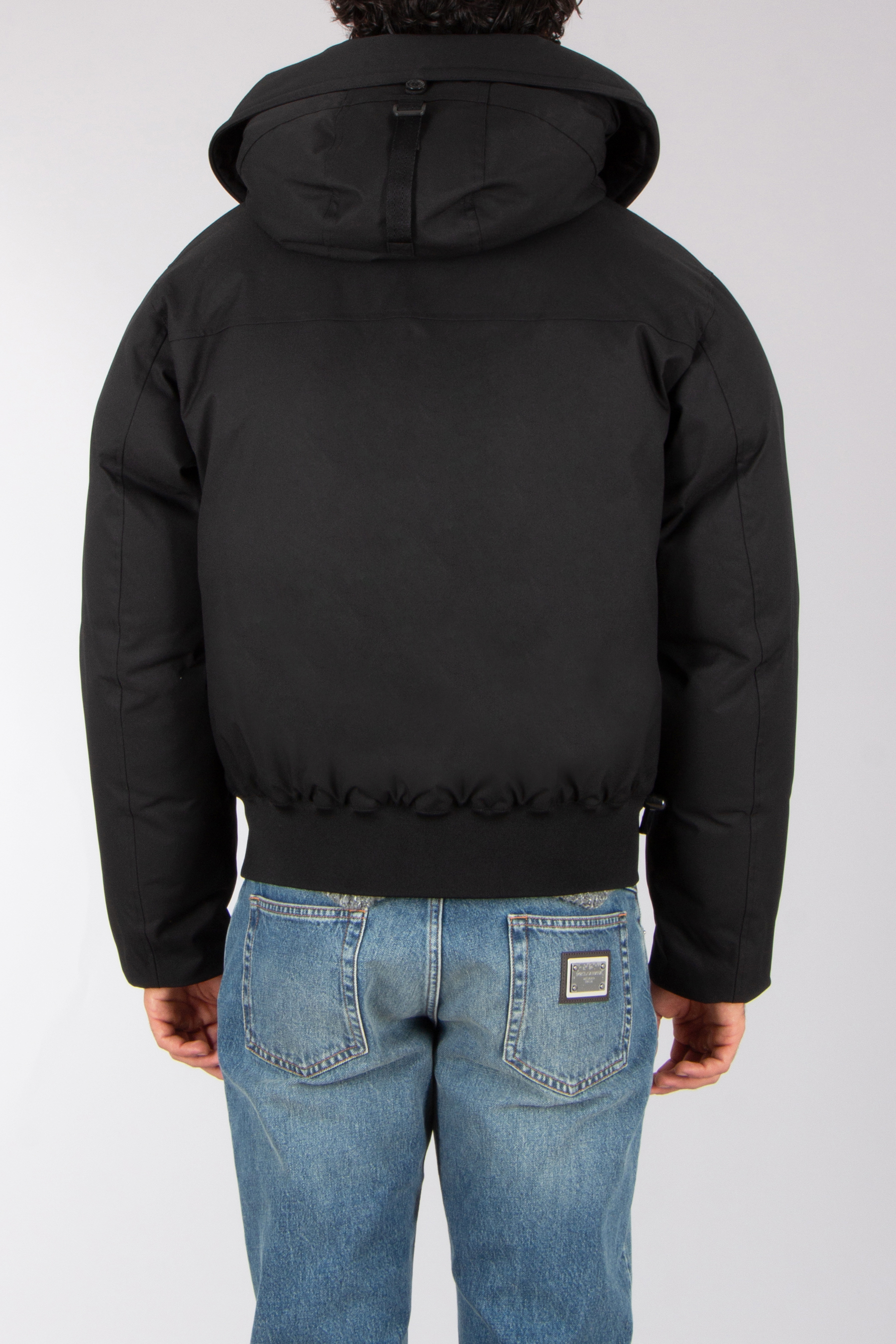 DSQUARED2 Relaxed Fit Technical Canvas Techno Bomber Jacket Mantel, Jacke, Kapuzenpulli, Pullover, Sweatshirt