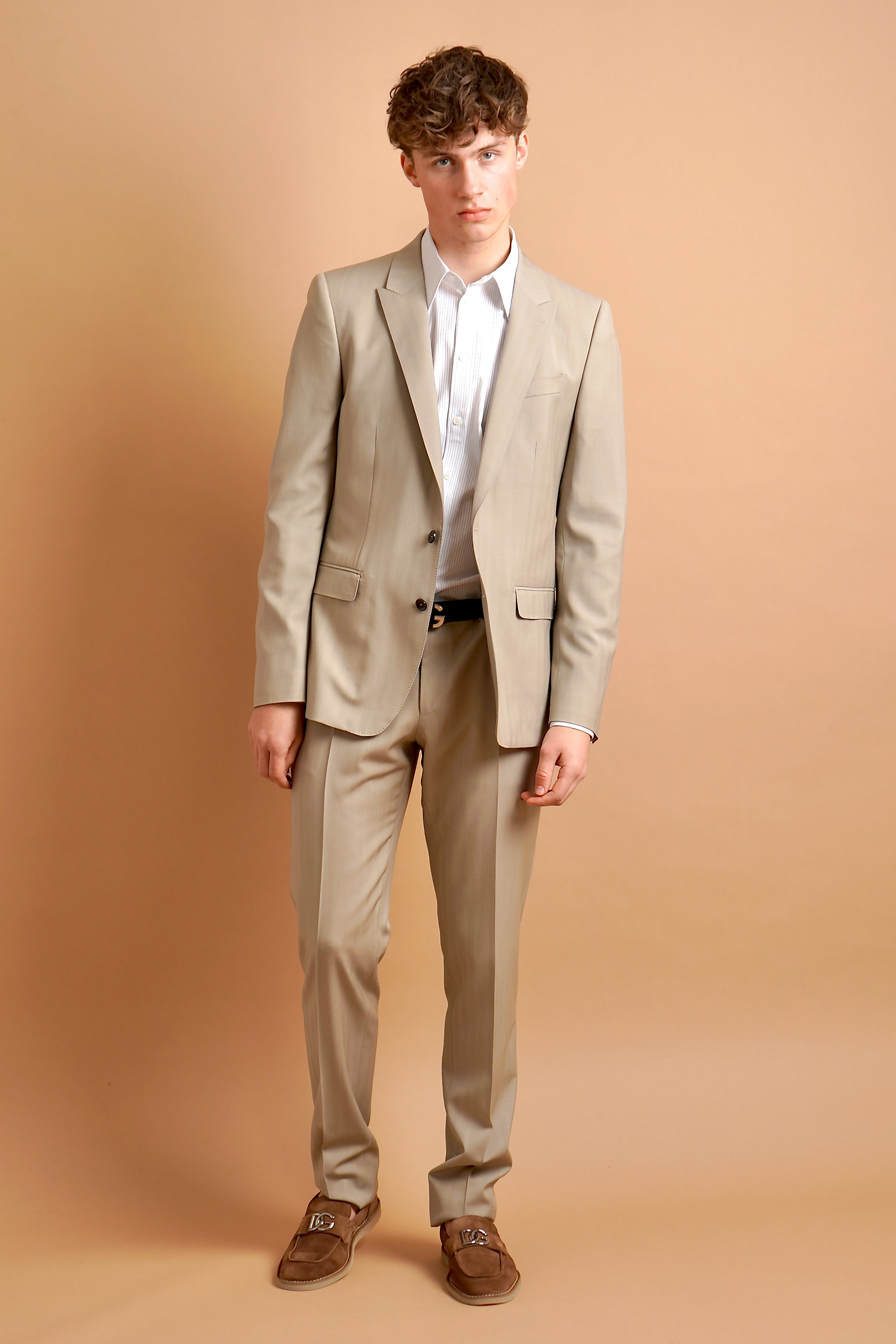 DOLCE & GABBANA Virgin Wool Suit Martini DOLCE & GABBANA Virgin Wool Suit Martini