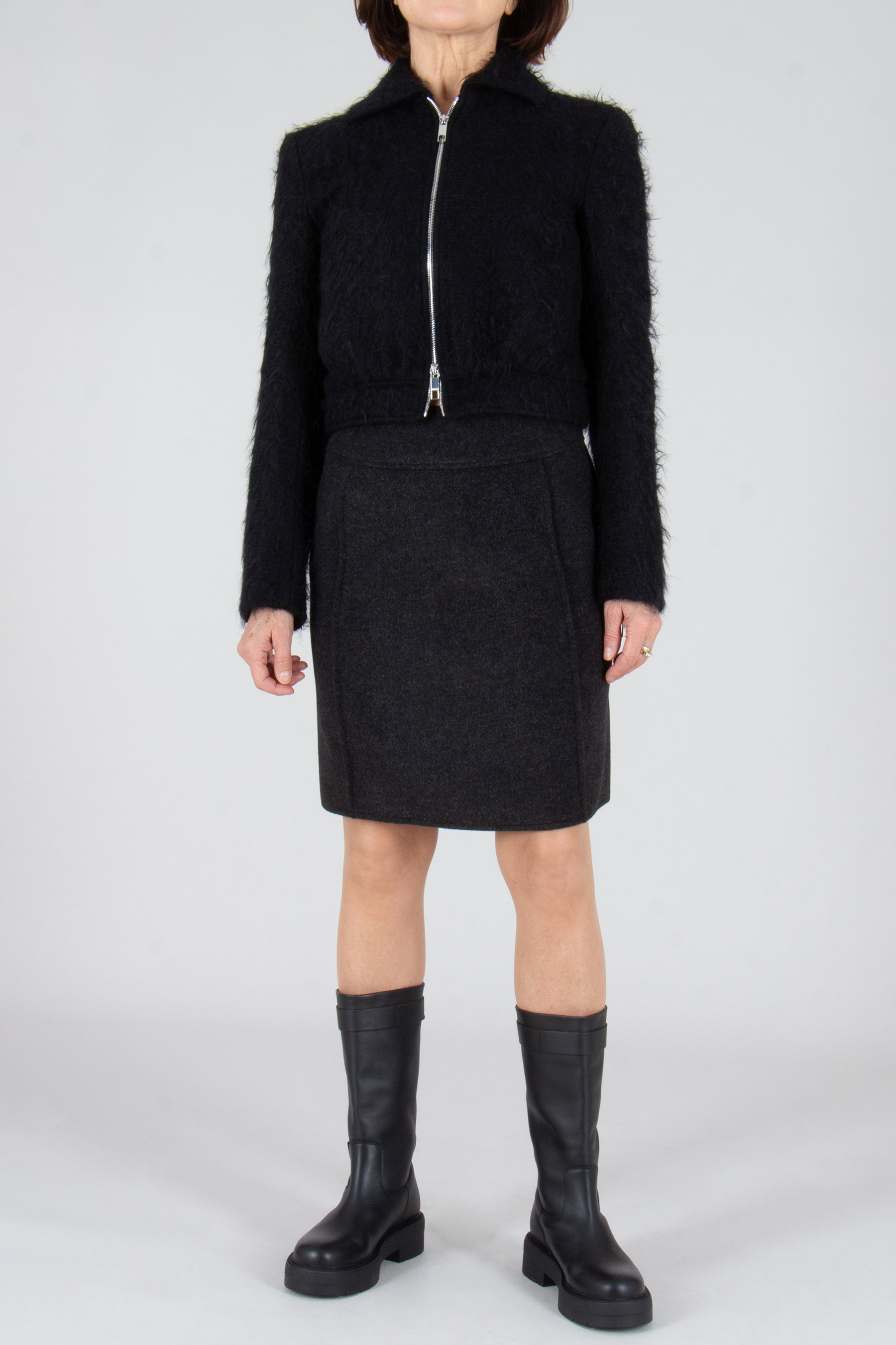 Mantel, Rock, Langarm, Schuh, Person