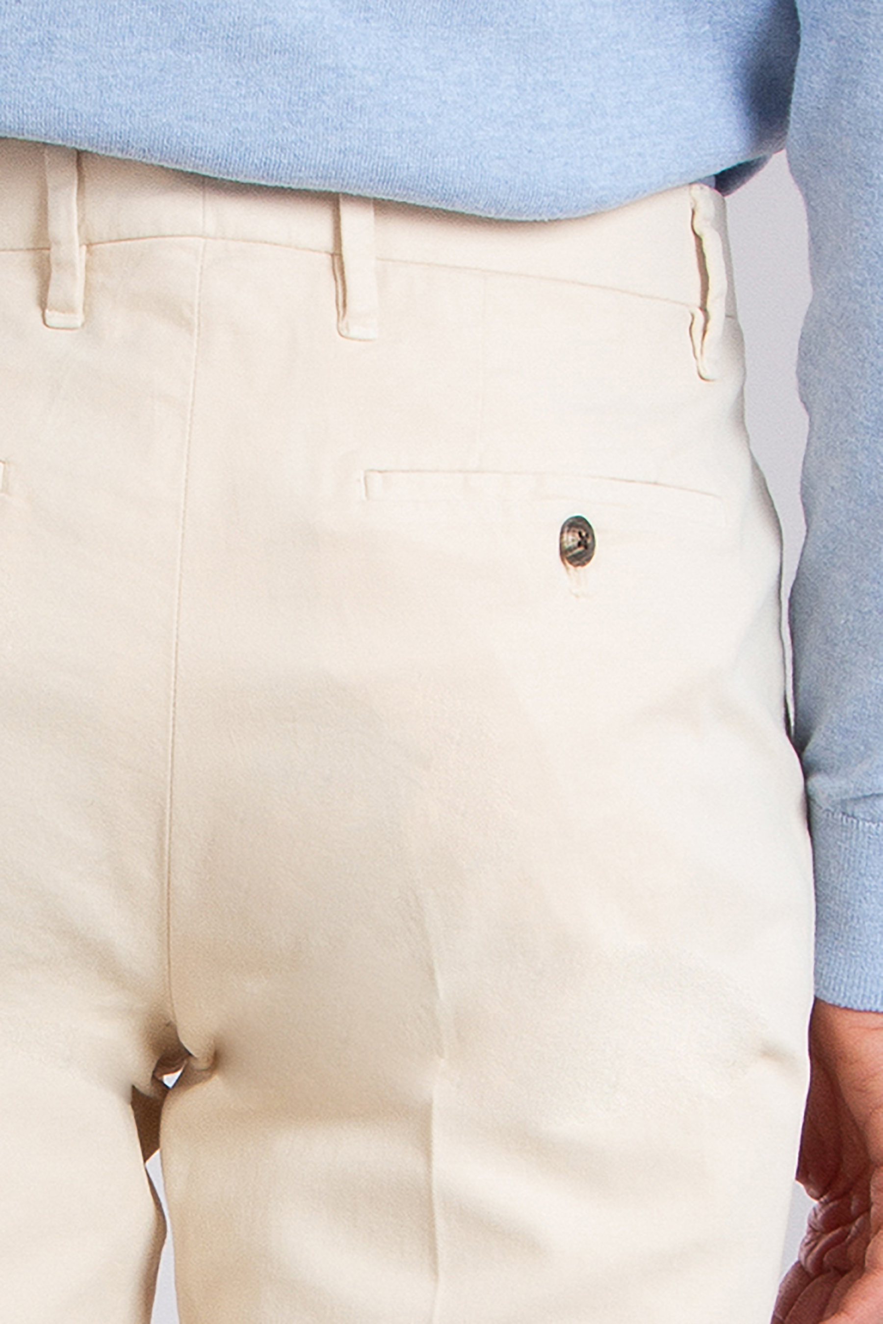 PAL ZILERI Slim Fit Cotton-Cashmere-Stretch Chino Pants PAL ZILERI Slim Fit Cotton-Cashmere-Stretch Chino Pants