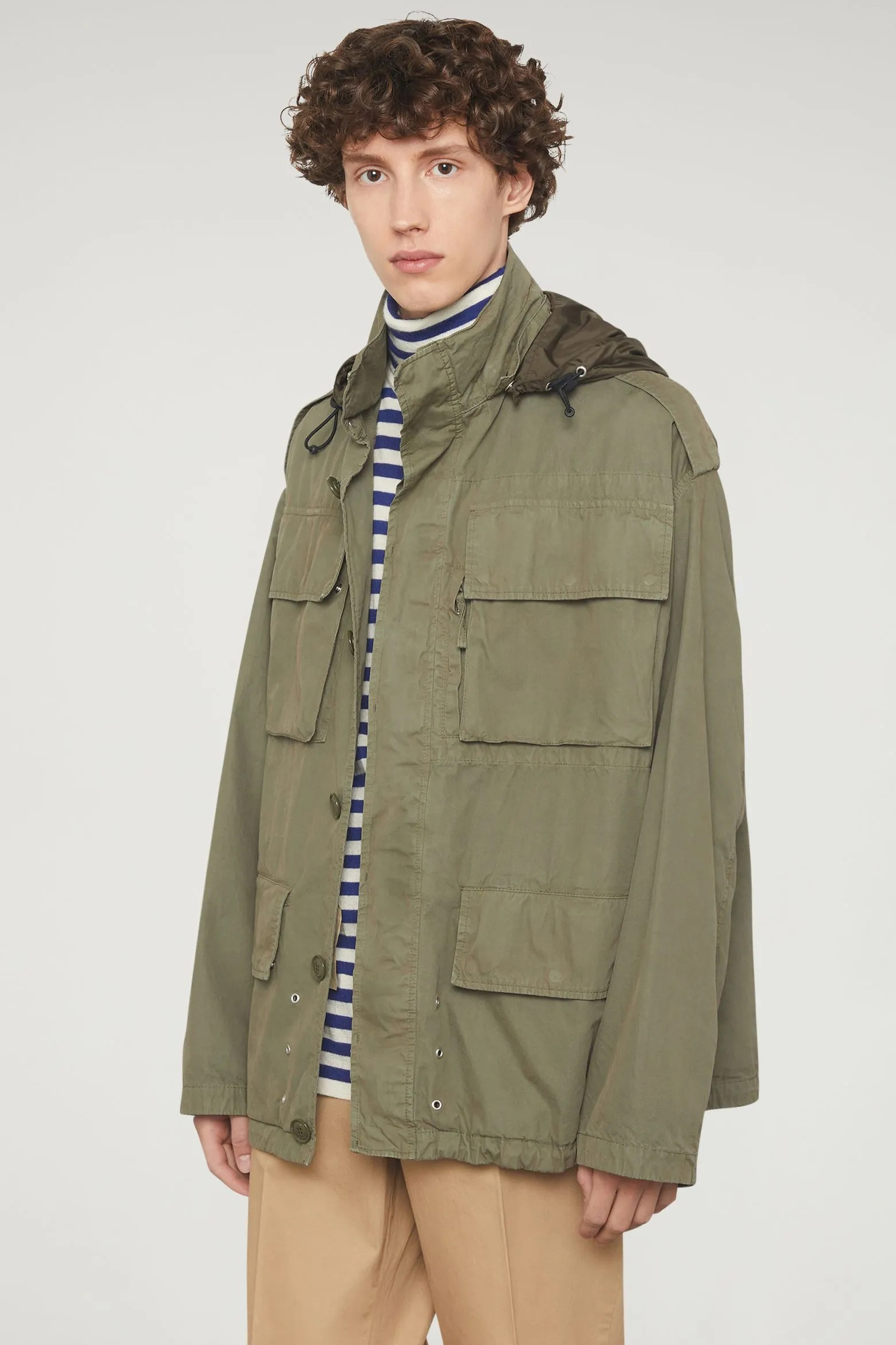 ASPESI Cotton Canvas Field Jacket Norton