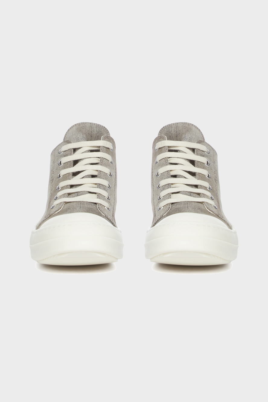 RICK OWENS DRKSHDW Vintage Denim Low Sneakers