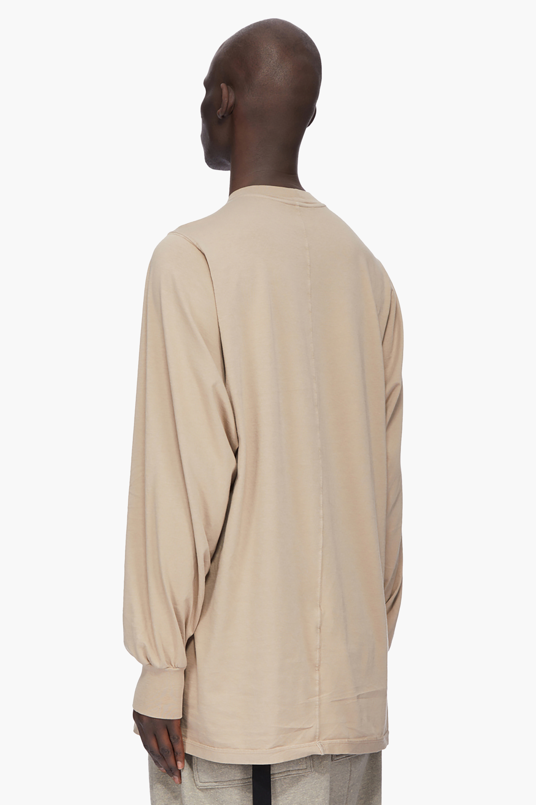 RICK OWENS DRKSHDW Oversized Fit Printed Medium Weight Organic Cotton Jersey Jumbo Long-Sleeve T-Shirt Langarm, Ärmel, Mantel, Mann, Person