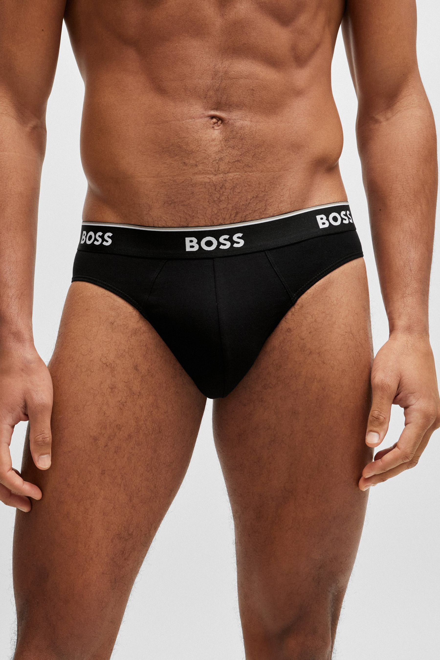 BOSS 3-Pack Cotton Stretch Briefs Power BOSS 3-Pack Cotton Stretch Briefs Power
