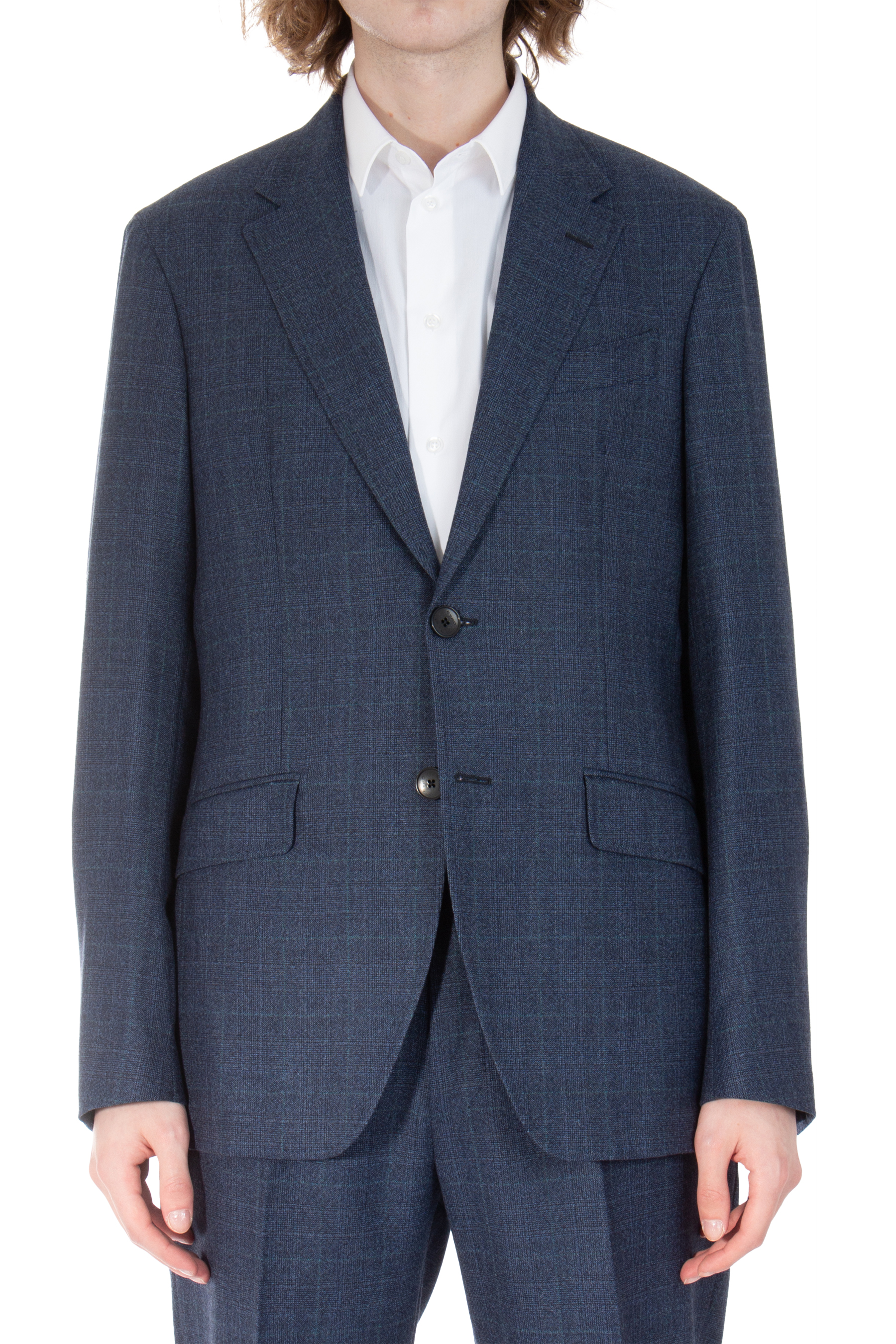 ETRO Checked Fleece Wool Suit ETRO Checked Fleece Wool Suit