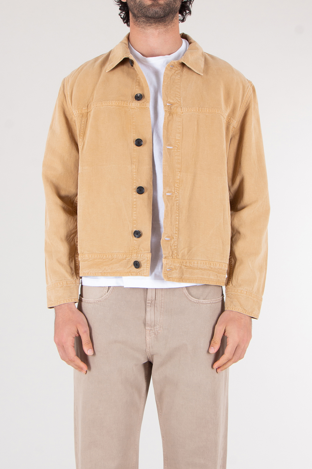 PAUL SMITH Lyocell Cotton Twill Jacket Rider 