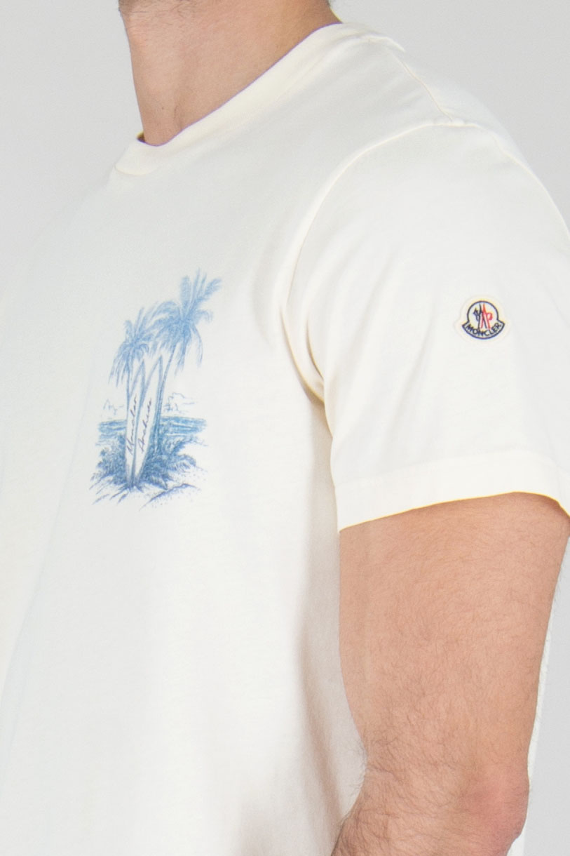 MONCLER Regular Fit Printed T- Shirt