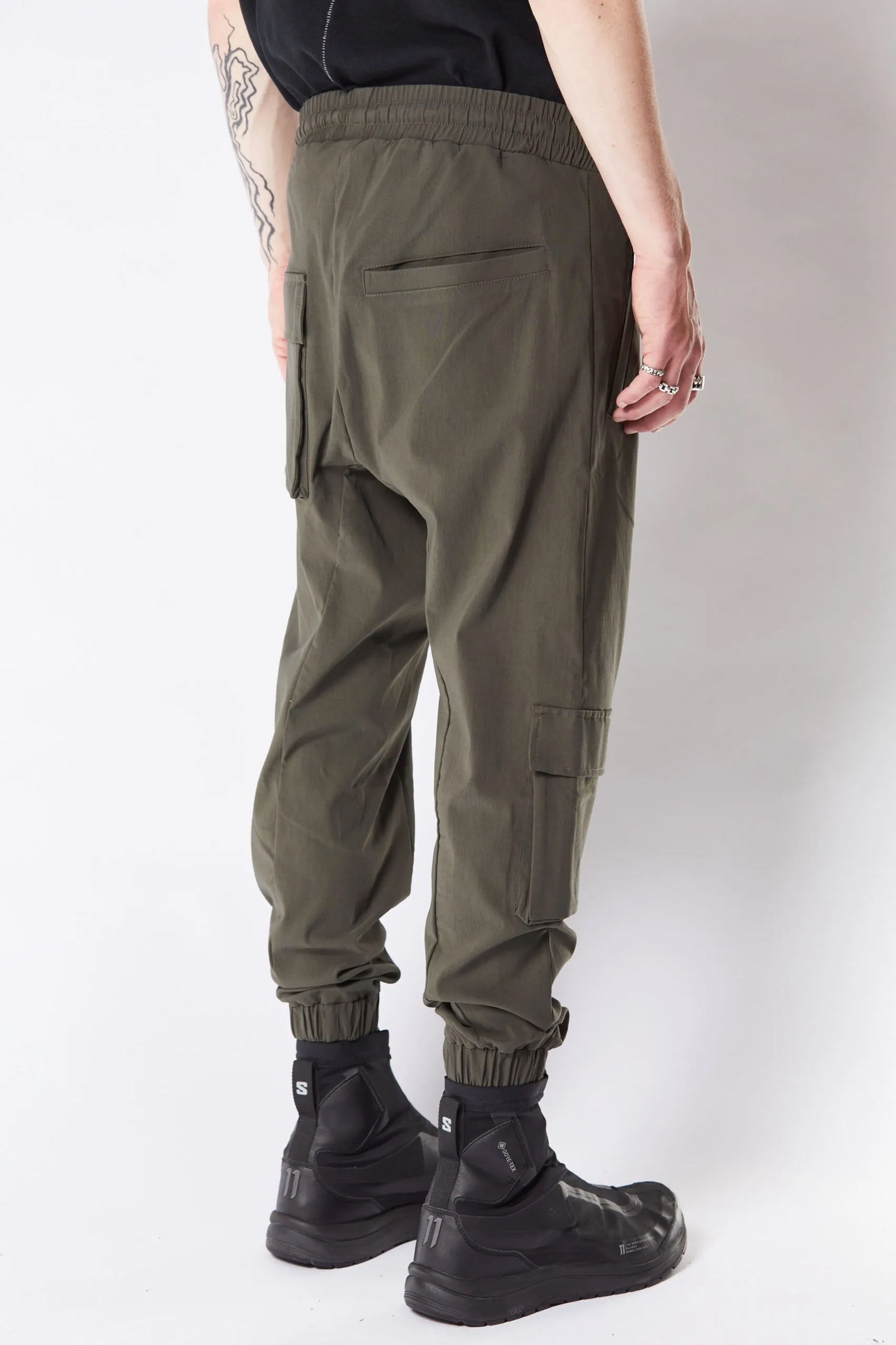 THOM KROM Drop Crotch Woven Stretch Pants