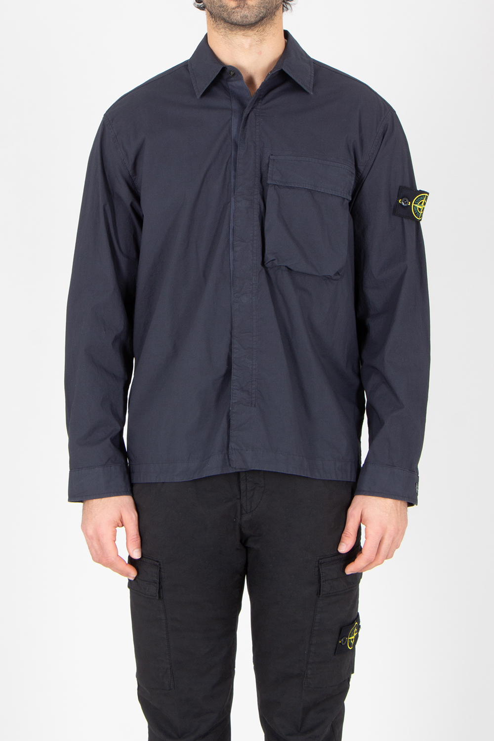 Hemd, Langarm, Mantel, Hosen, Person