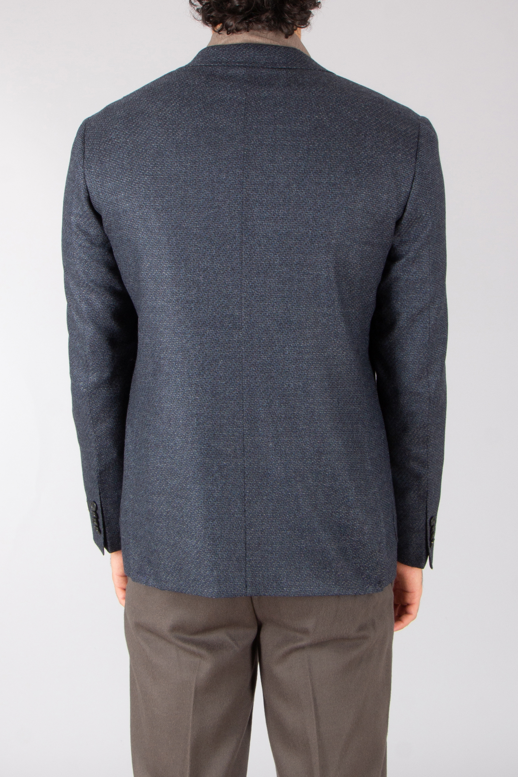 CANALI Modern Fit Micro Patterned Wool Jacket Kei Blazer, Mantel, Jacke, Mann, Person