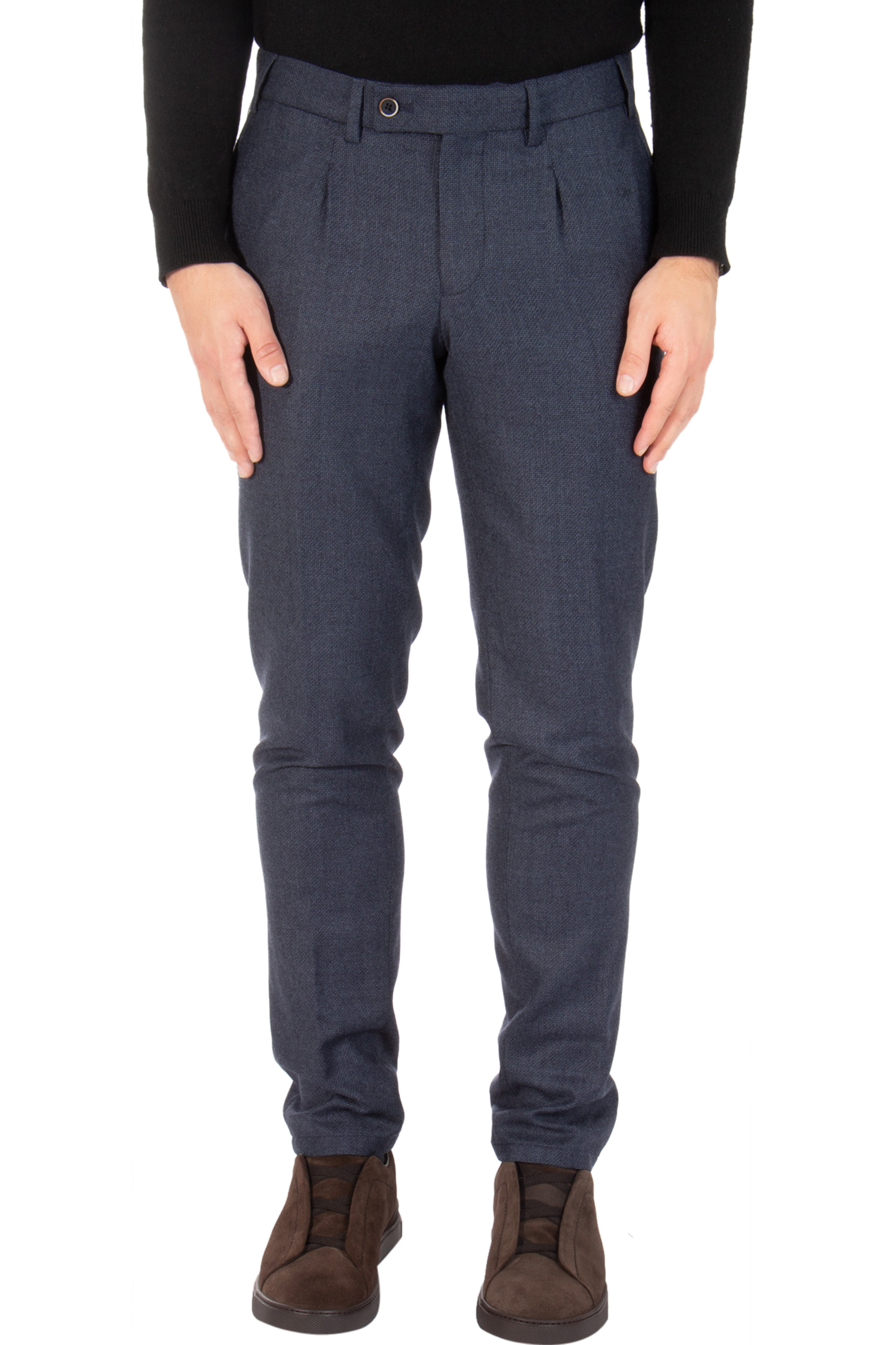 HILTL Virgin Wool Flannel Pants Terzo