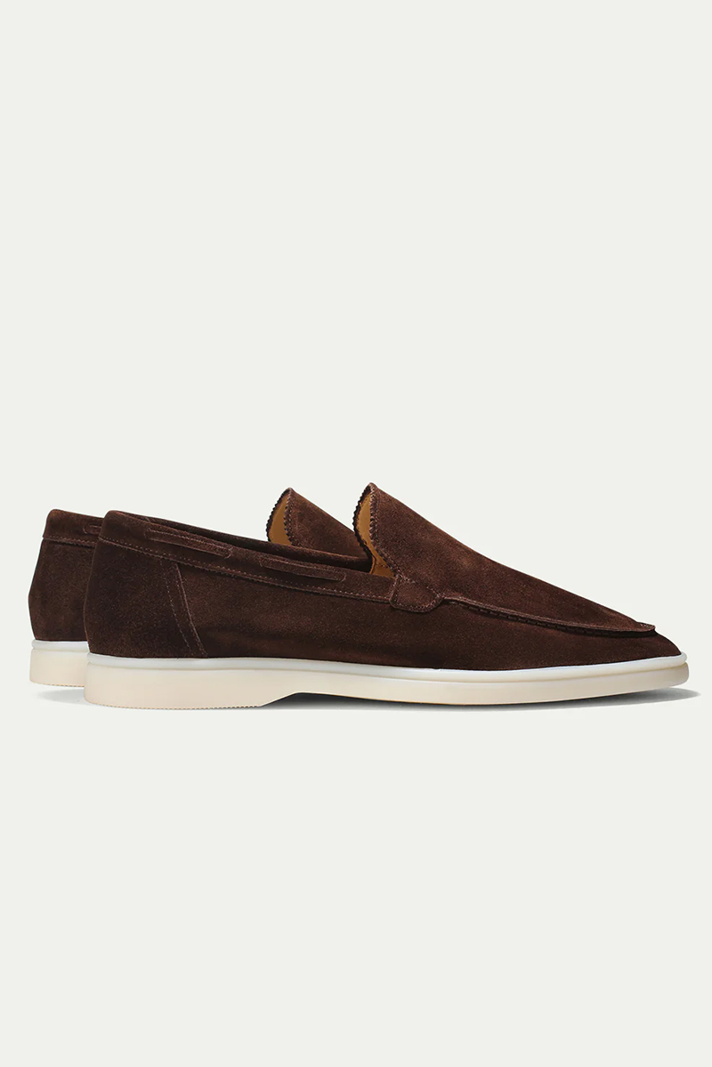 AURÉLIEN Yacht Loafers Chocolate