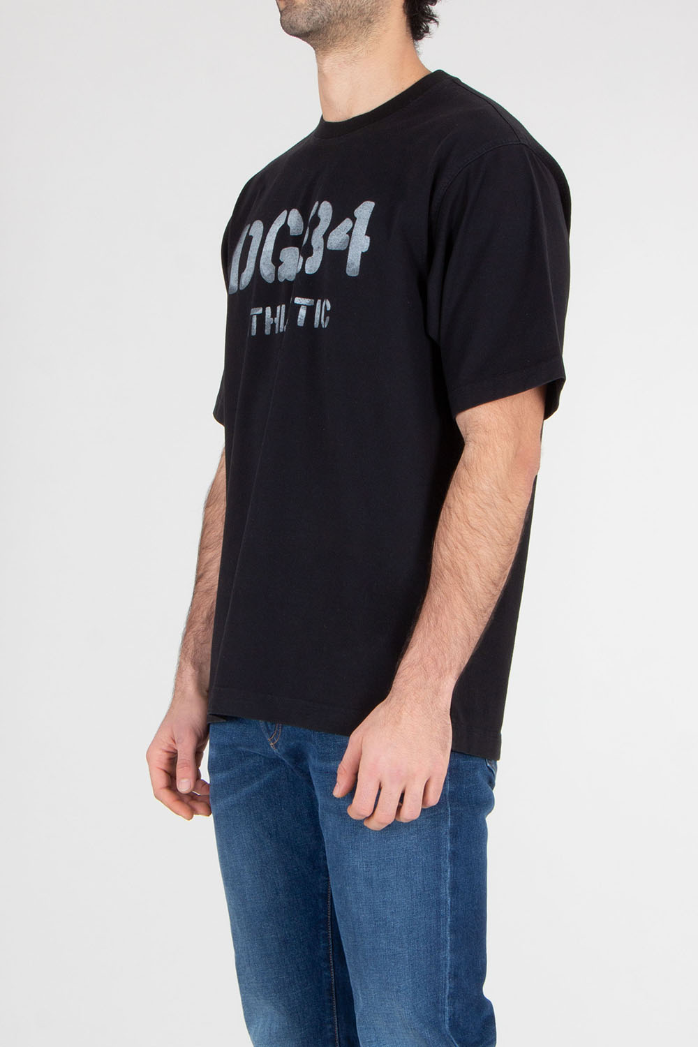 DOLCE & GABBANA Relaxed Fit Printed Cotton Jersey T-Shirt