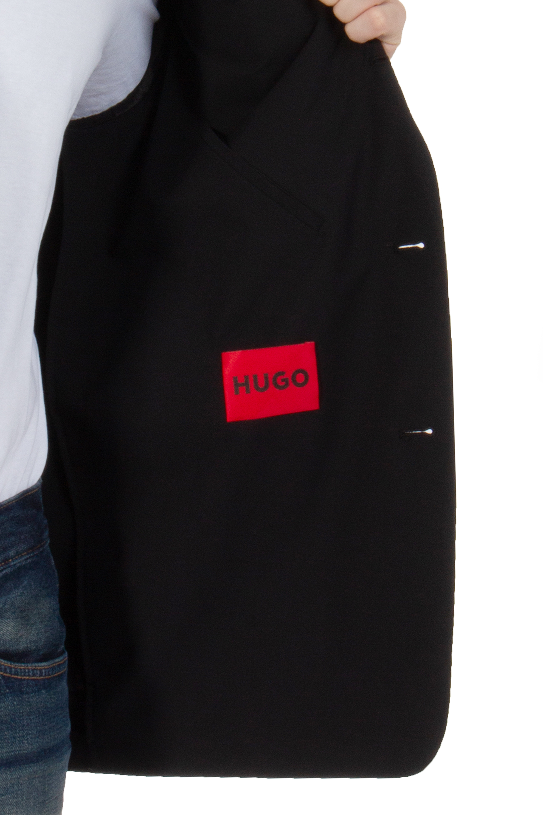 HUGO Slim Fit Stretch Fabric Jacket Hu HUGO Slim Fit Stretch Fabric Jacket Hu