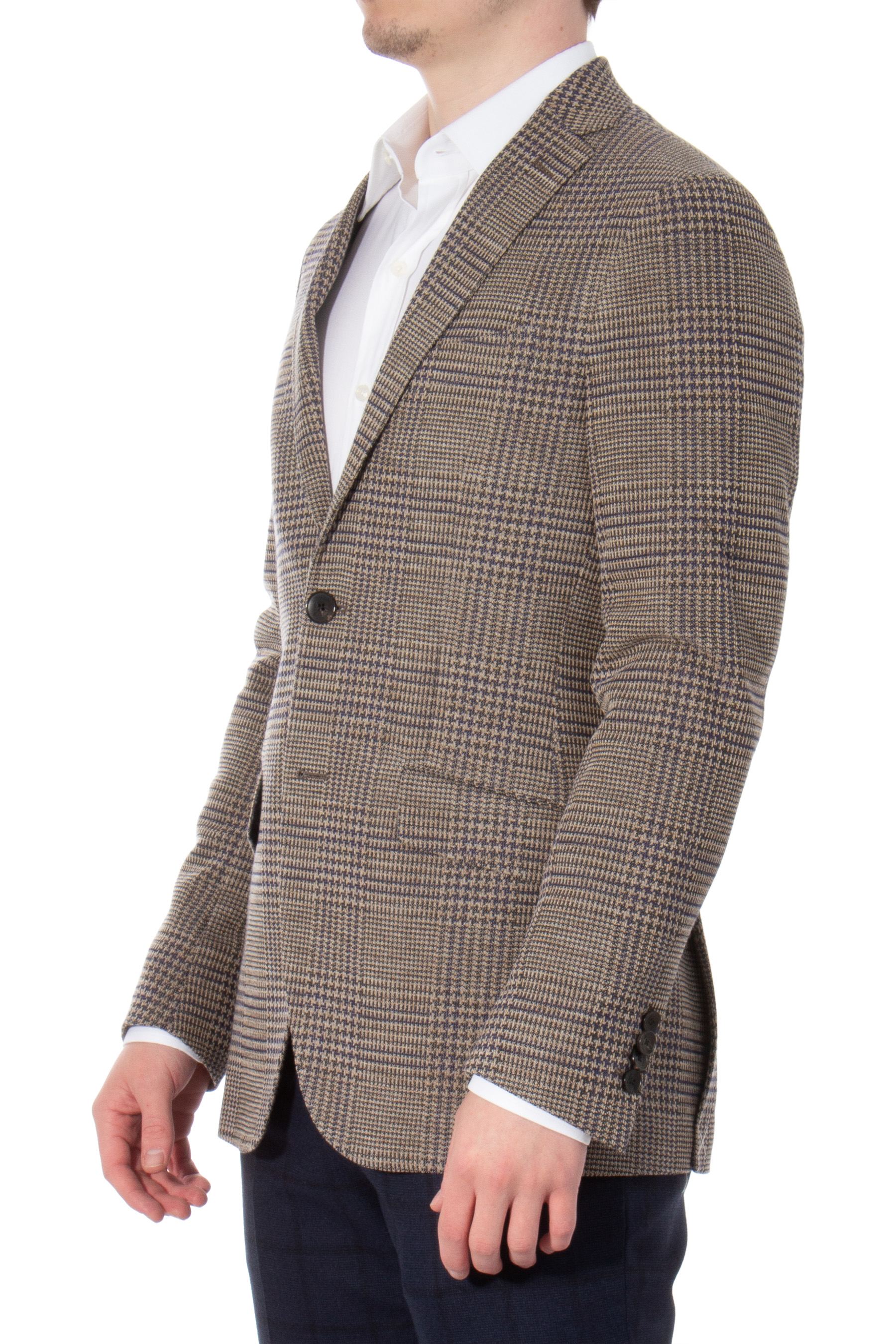 ETRO Glencheck Virgin Wool Blend Jacket