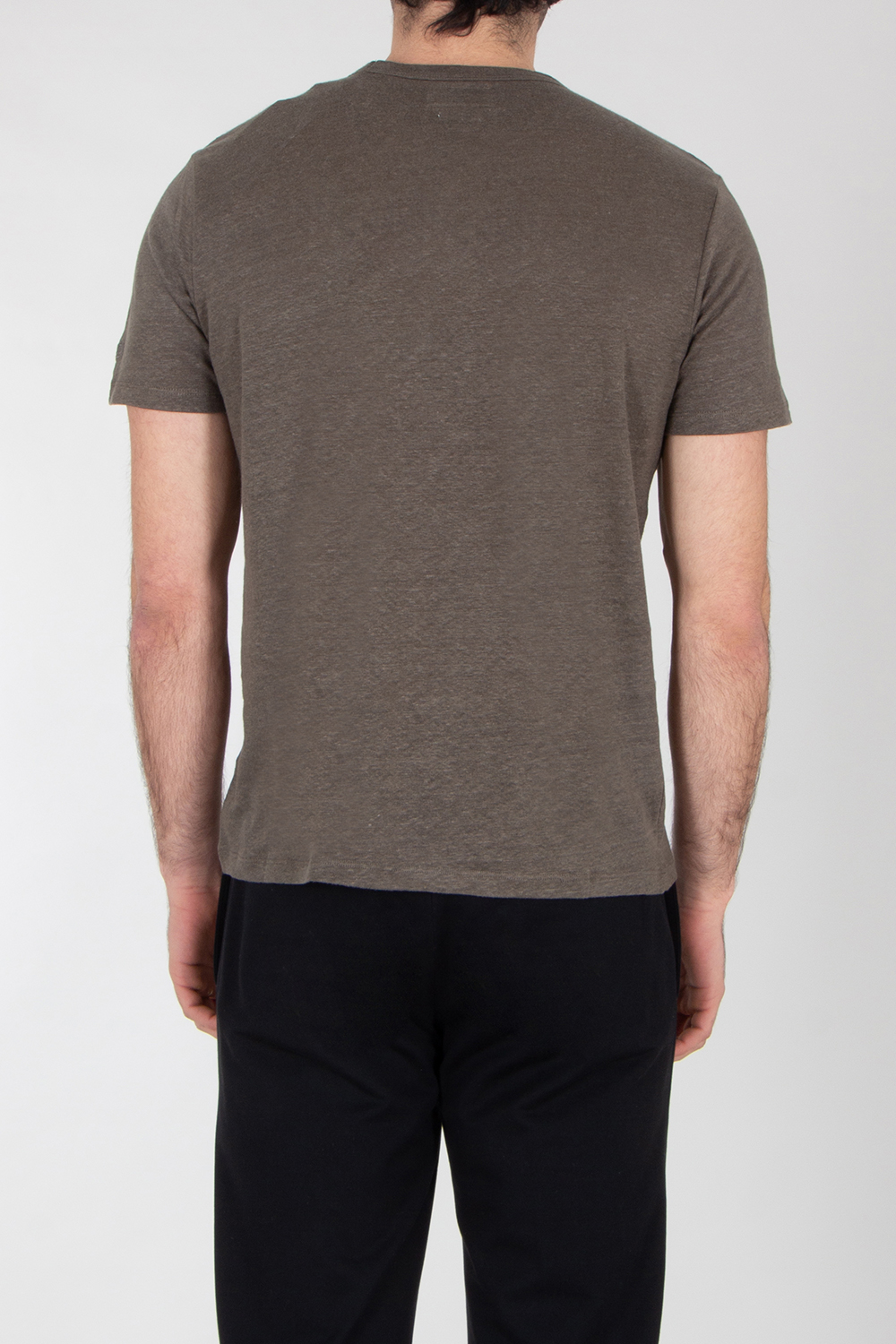 MC 2 SAINT BARTH Regular Fit Linen Jersey T-Shirt 