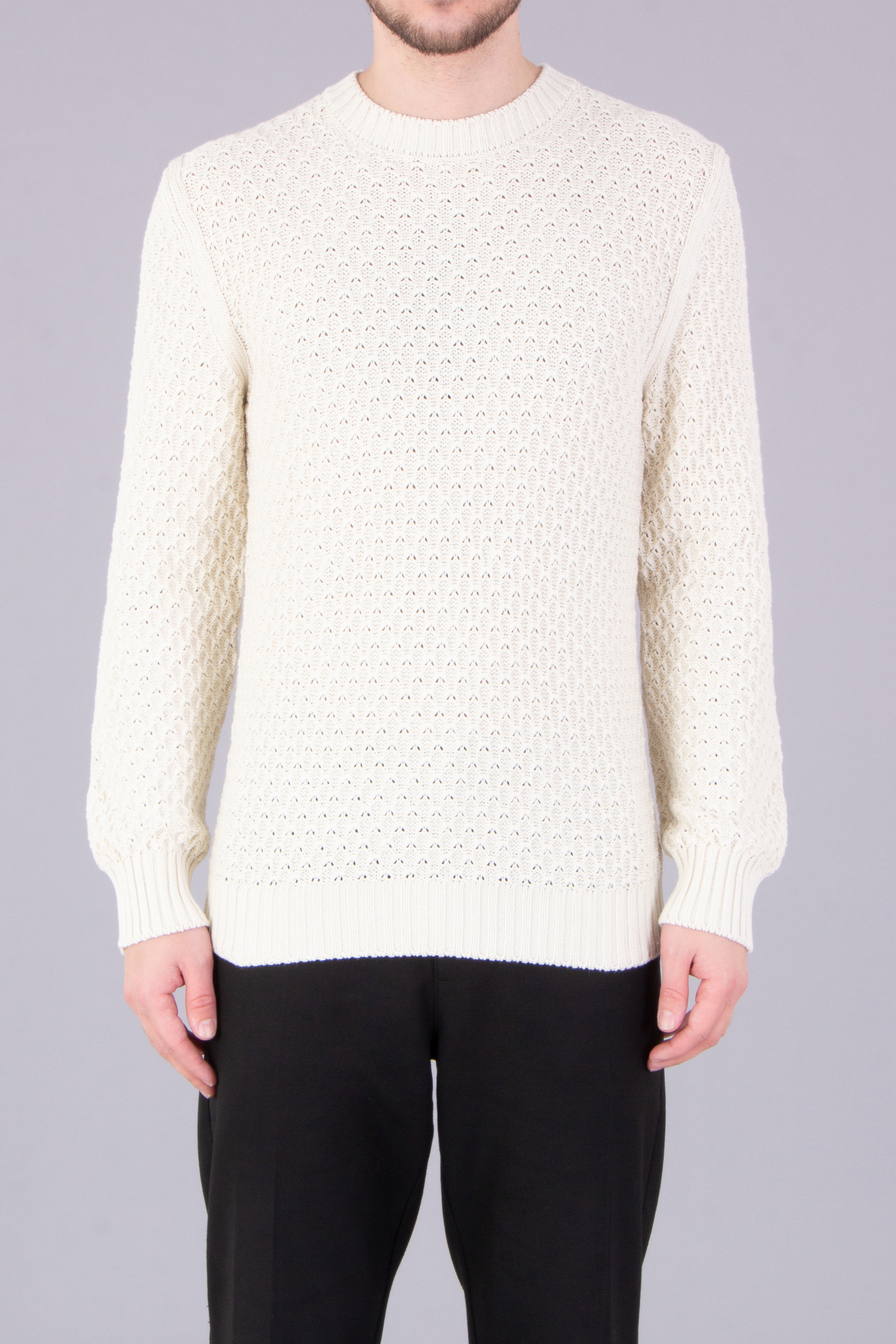 CANALI Structured Cotton Sweater CANALI Structured Cotton Sweater