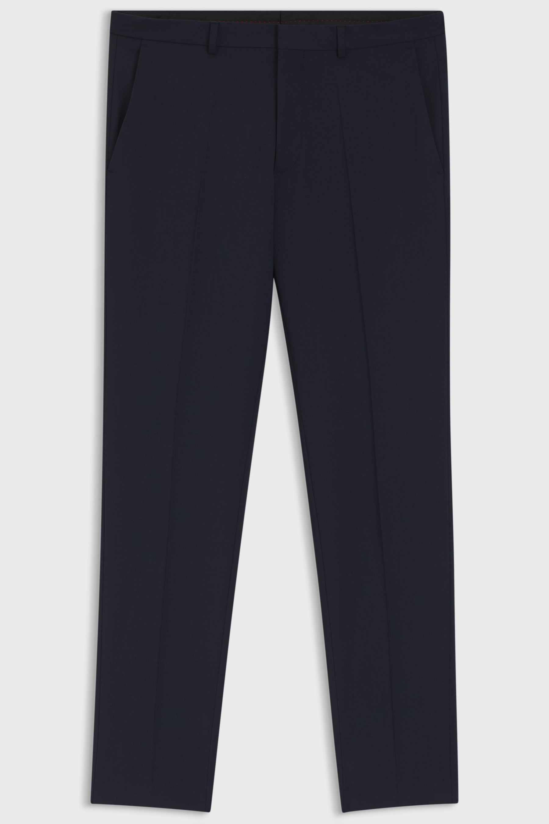 HUGO Extra Slim Fit Performance Super-Flex Wool Blend Suit Pants Hesten Bekleidung, Hosen, Jeans