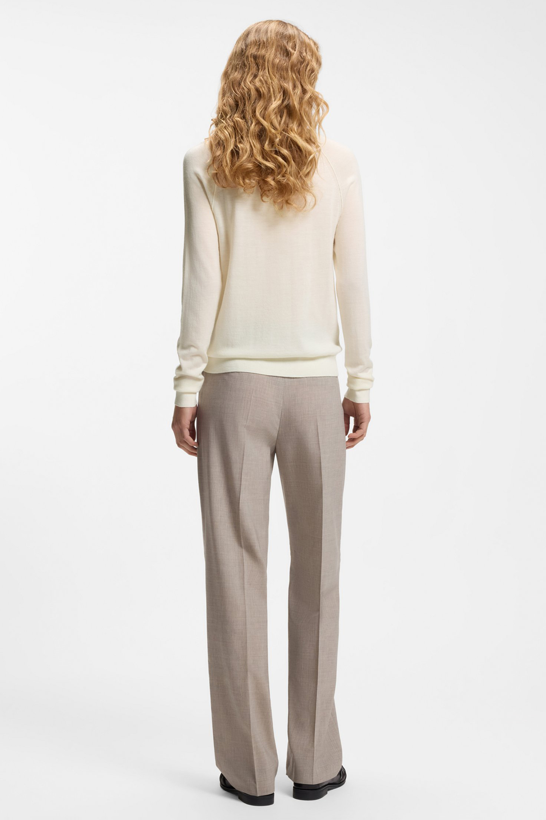 Langarm, Leinen, Hosen, Person, Frau