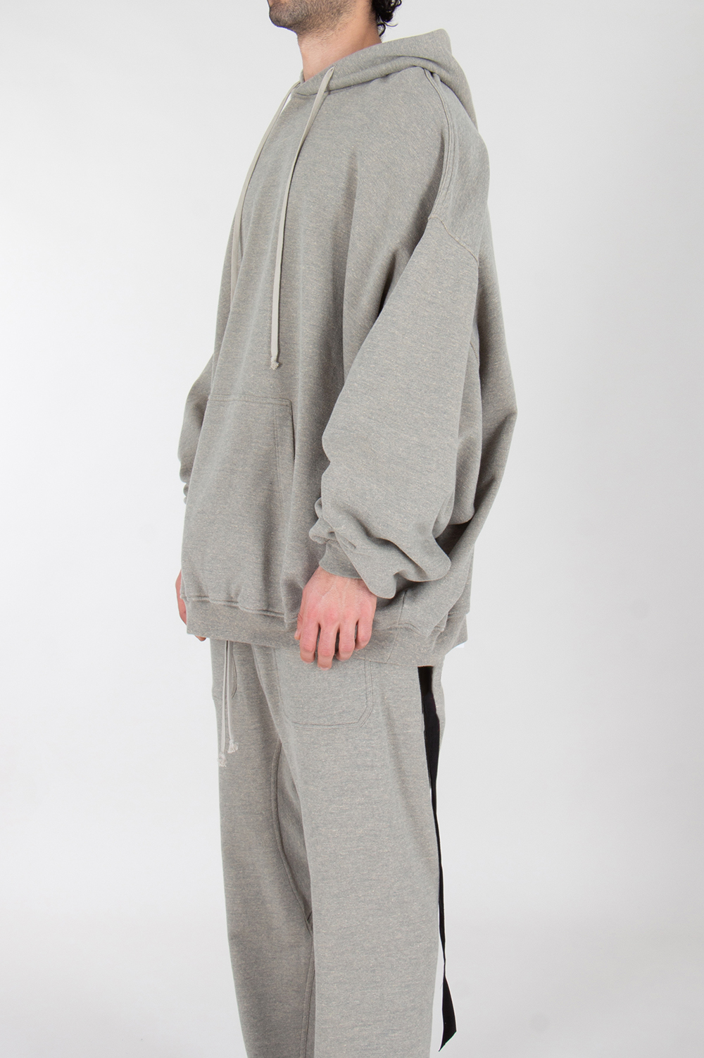 RICK OWENS DRKSHDW Oversized Organic Cotton Mix Hoodie