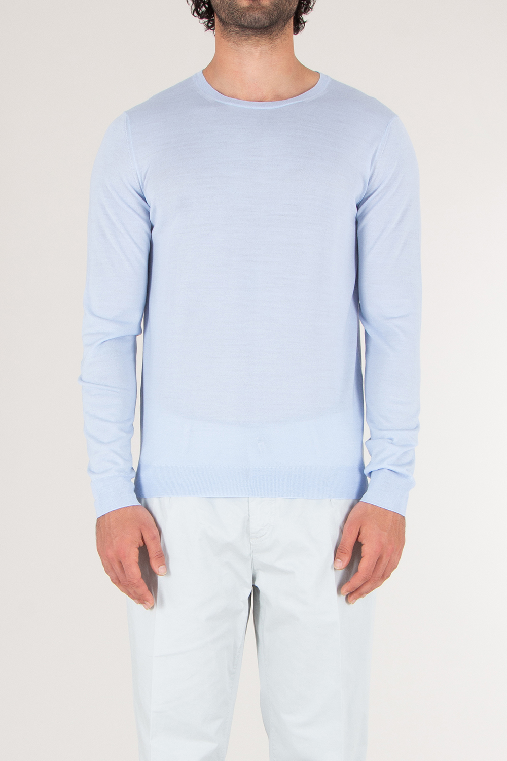 AIDA BARNI Regular Fit Knitted Wool Sweater