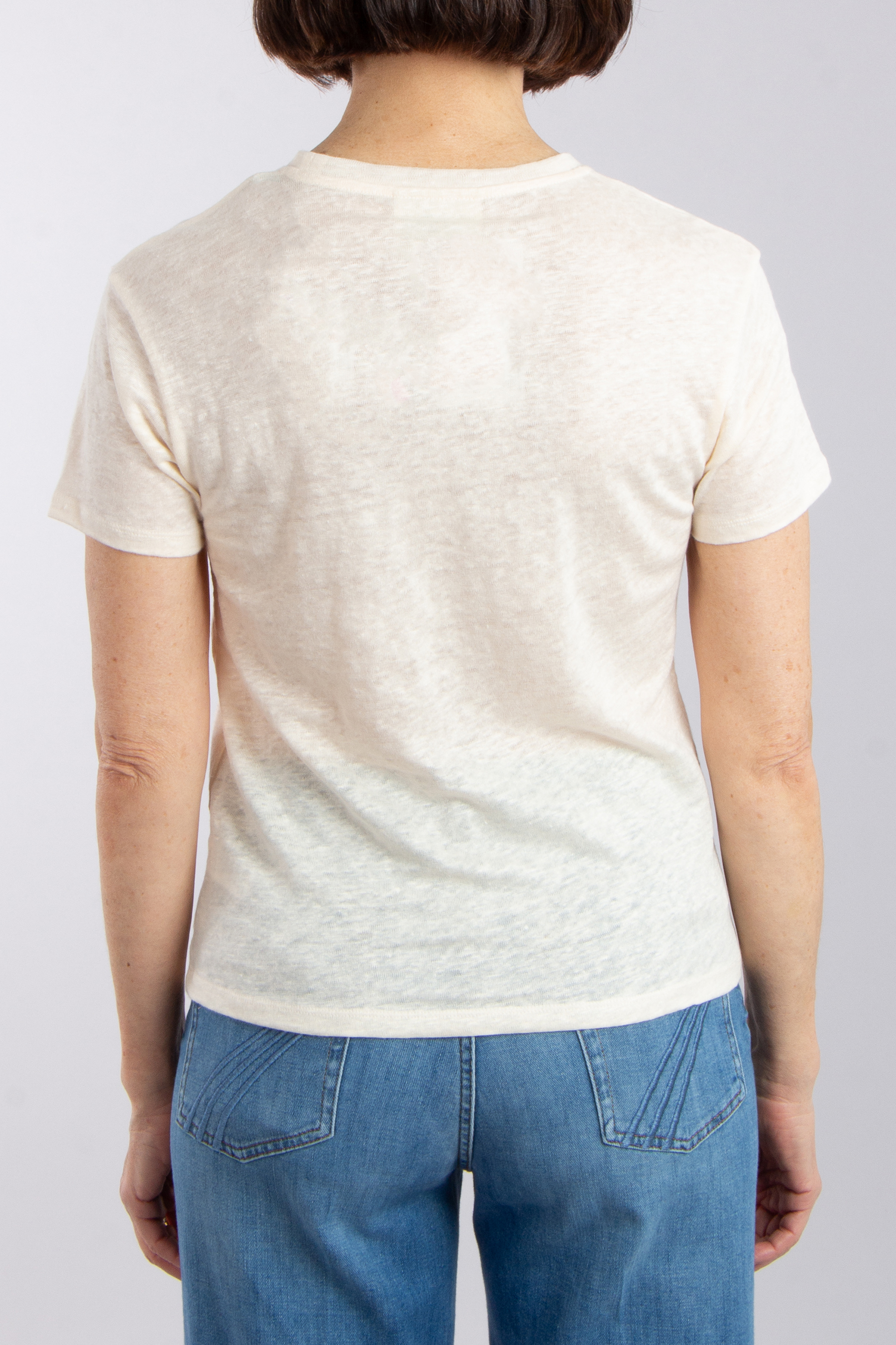 MC 2 SAINT BARTH Premium Linen T-Shirt Emilie