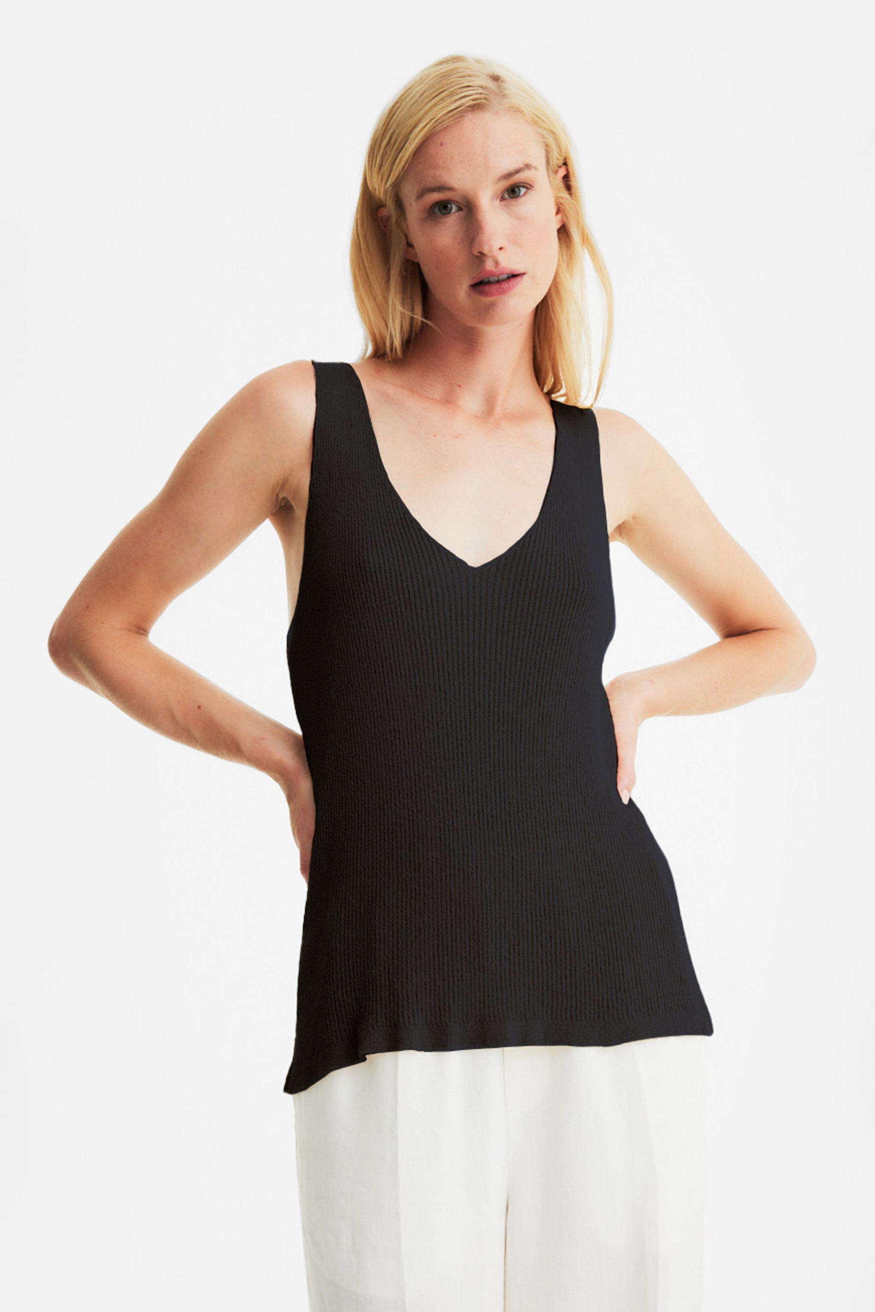 IHEART Ribbed Knit Top Dana