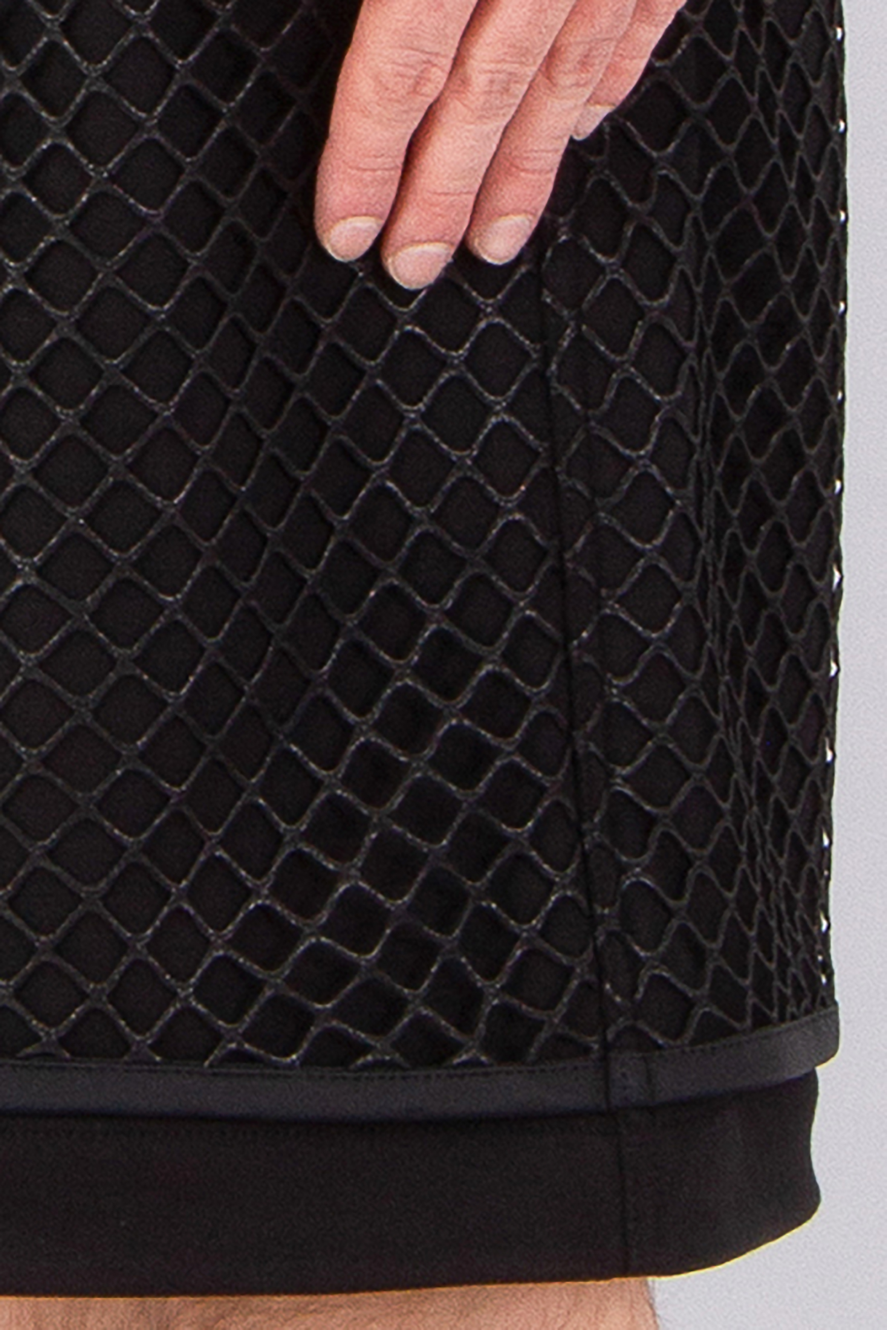 JUUN.J Wide Fit Netting Cotton Jersey Shorts JUUN.J Wide Fit Netting Cotton Jersey Shorts