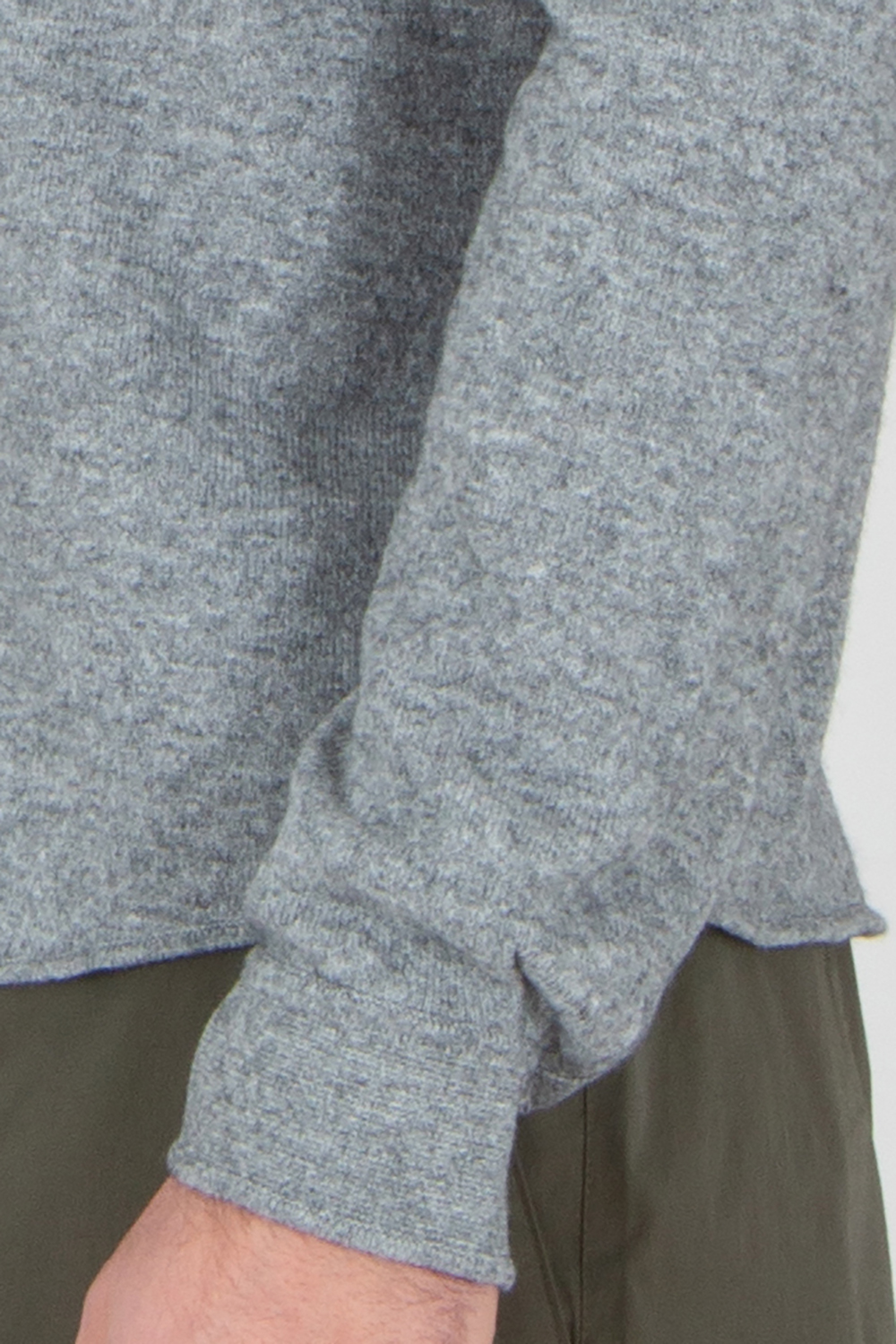 ALLUDE Regular Fit Cotton-Cashmere Blend Knit Shirt