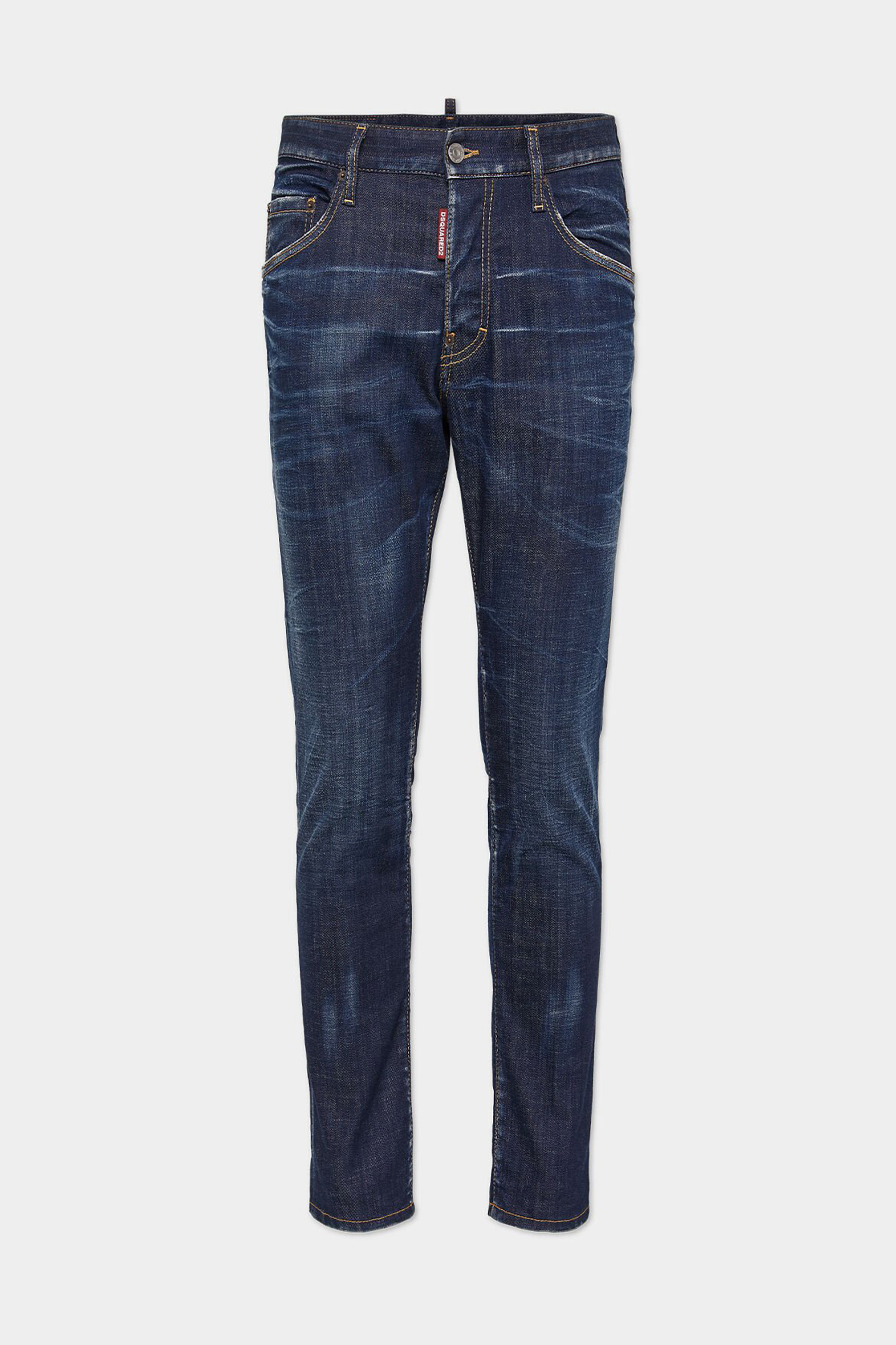 DSQUARED2 Medium Clean Wash Cotton Denim Skater Jeans DSQUARED2 Medium Clean Wash Cotton Denim Skater Jeans