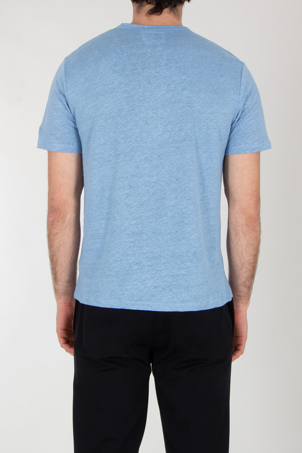 MC 2 SAINT BARTH Regular Fit Linen Jersey T-Shirt 