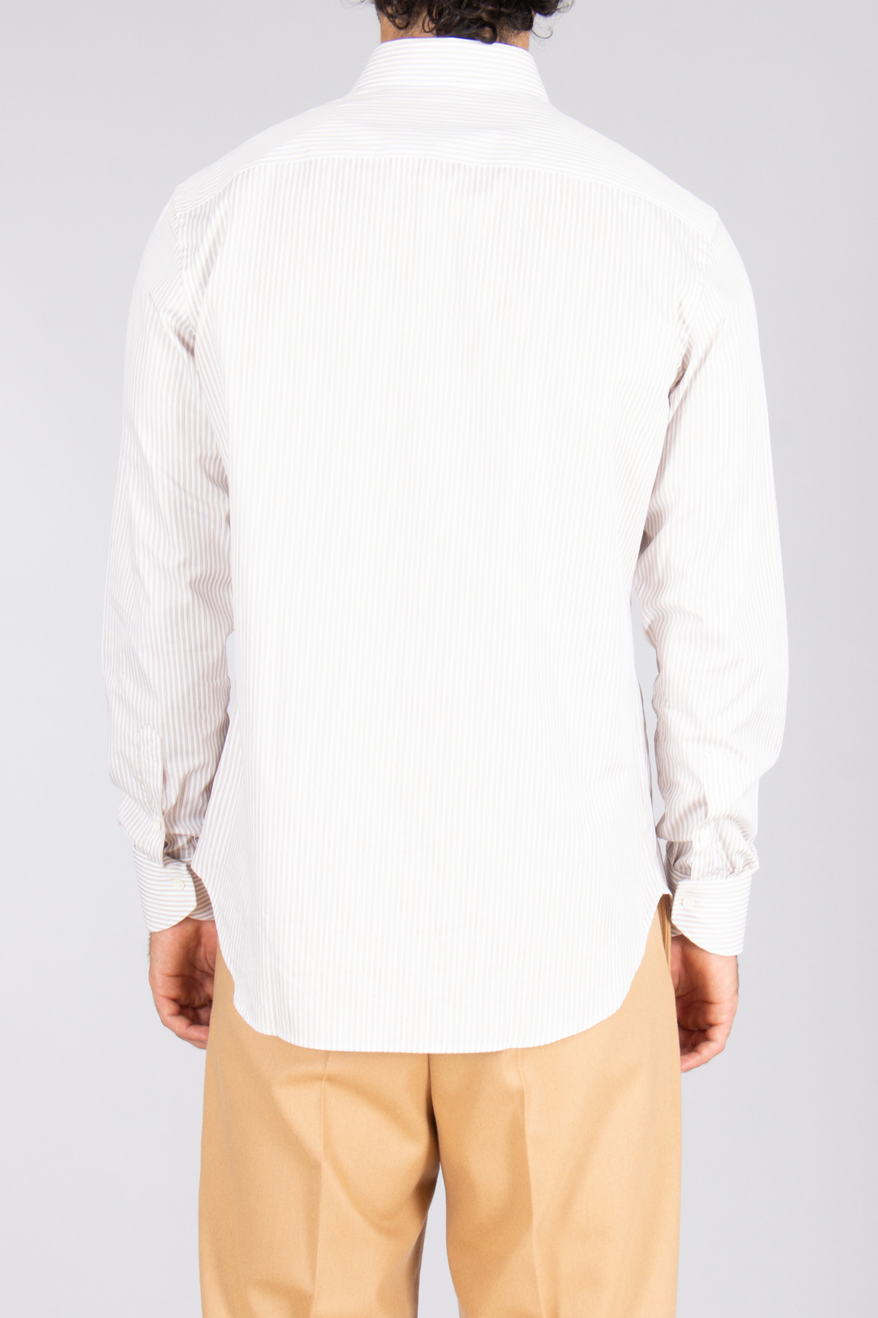 CANALI Regular Fit Striped Cotton Poplin Shirt Bekleidung, Hemd, Langarm, Ärmel, Kleid, Hemd