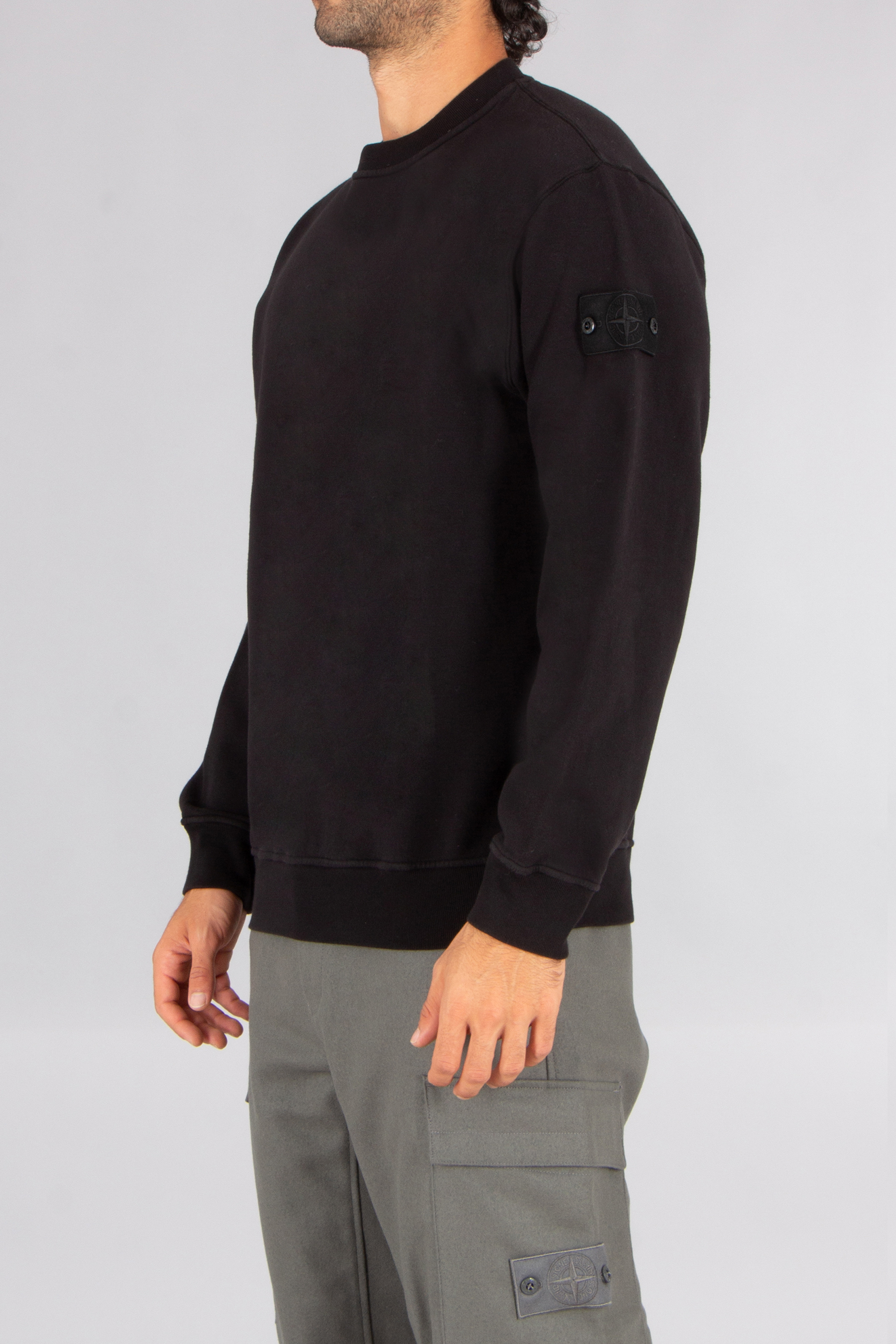 Langarm, Fleece, Pullover, Hosen, Person