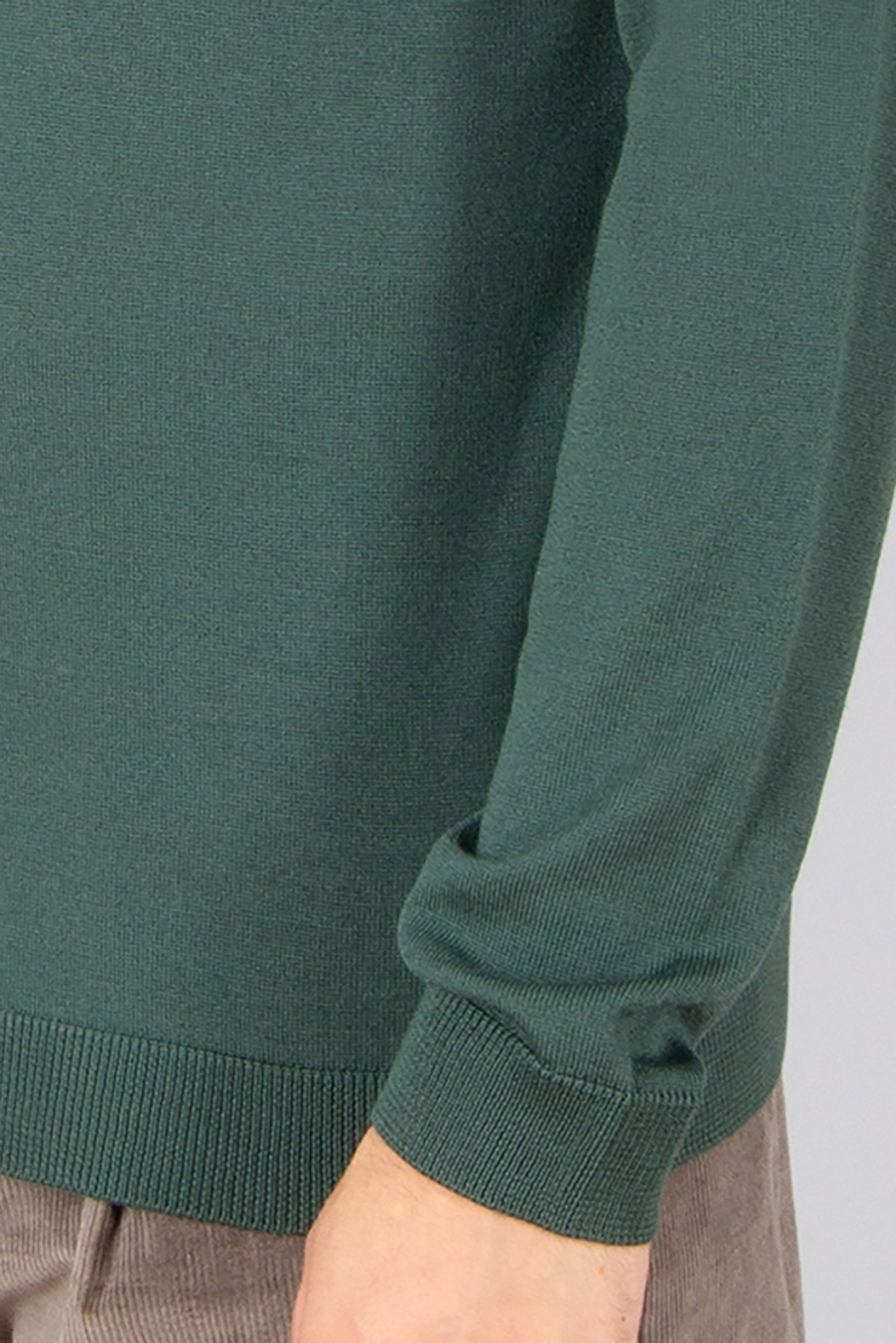 ROBERTO COLLINA Regular Fit Extra-Fine Wool Crew Neck Sweater Bekleidung, Strickwaren, Pullover, Langarm, Ärmel