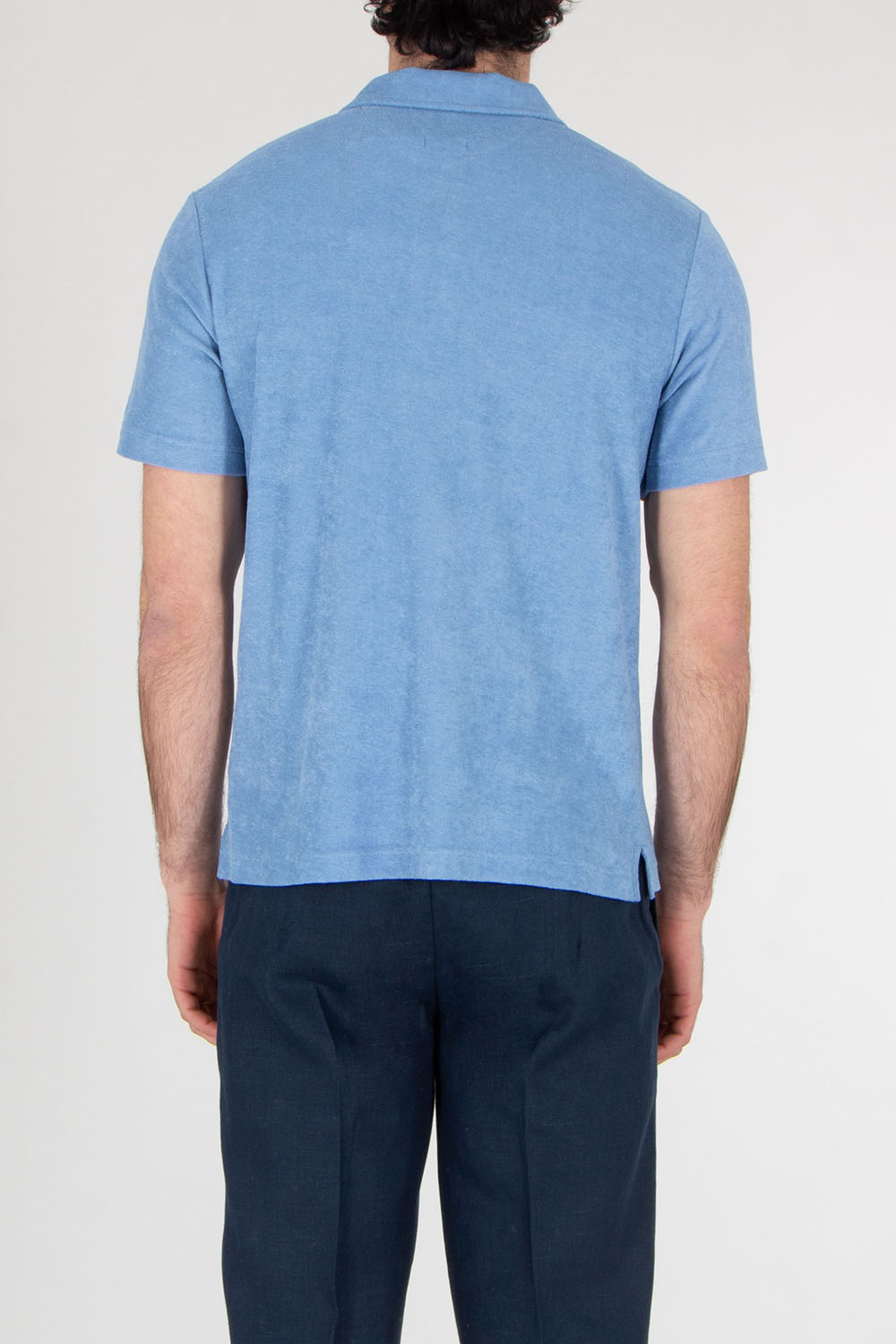 MC 2 SAINT BARTH Regular Fit Lyocell-Cotton Terry Polo Shirt Jeremy